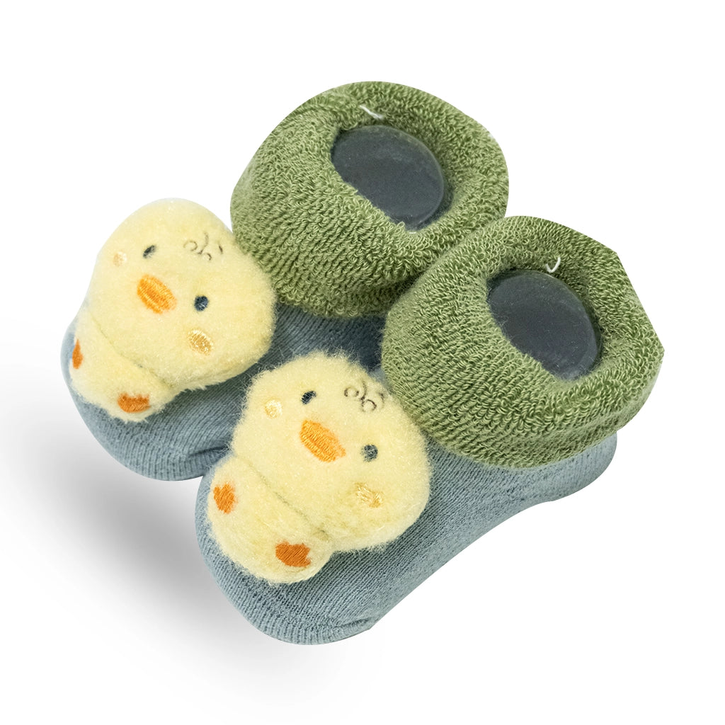 Sunny Star Towel Socks - New Born