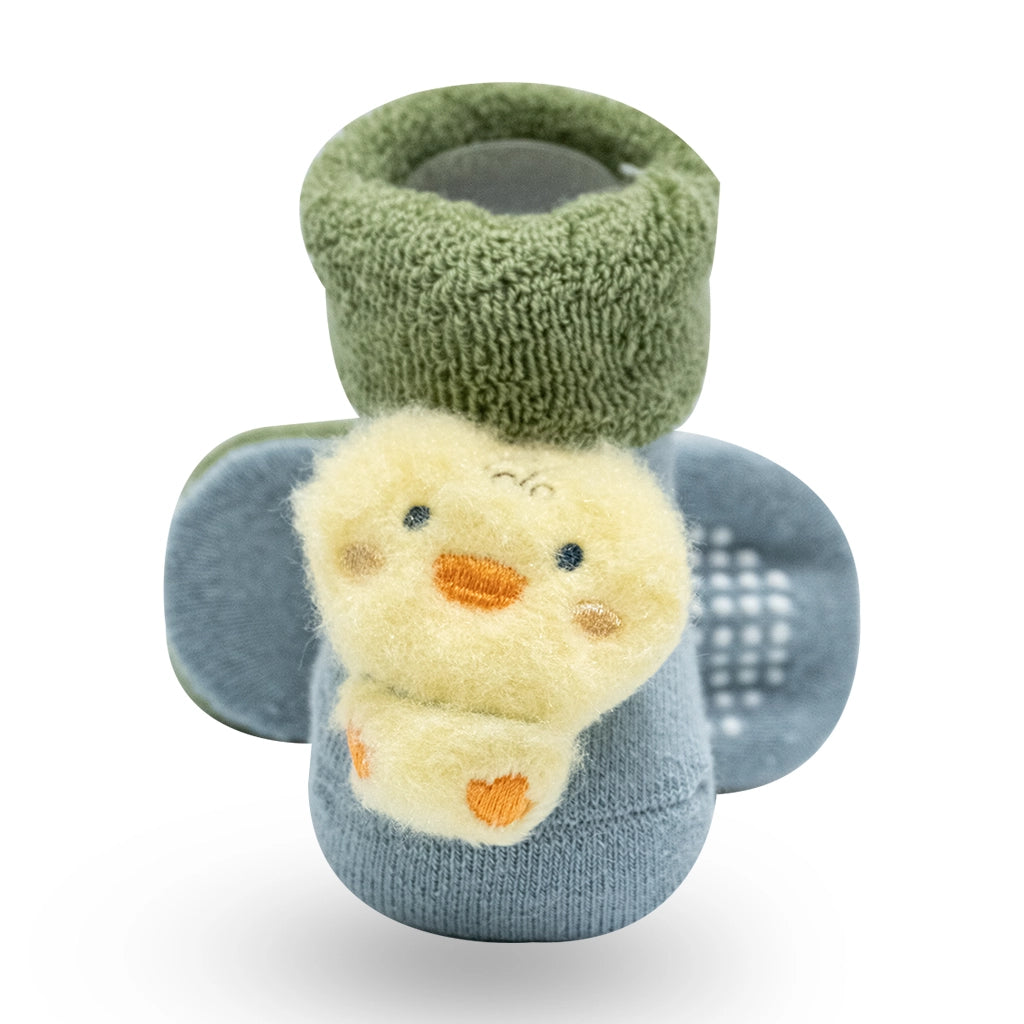 Sunny Star Towel Socks - New Born