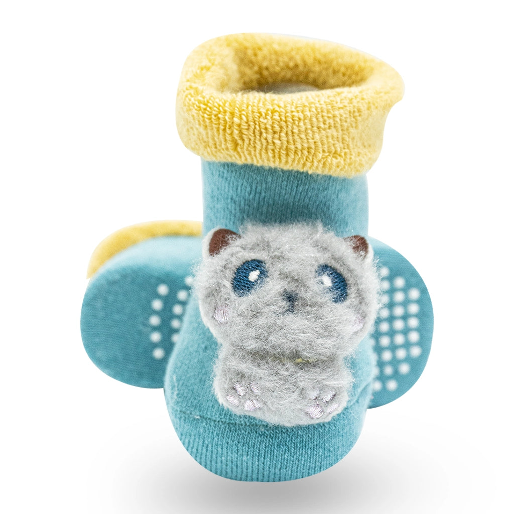 Sunny Star Towel Socks - New Born