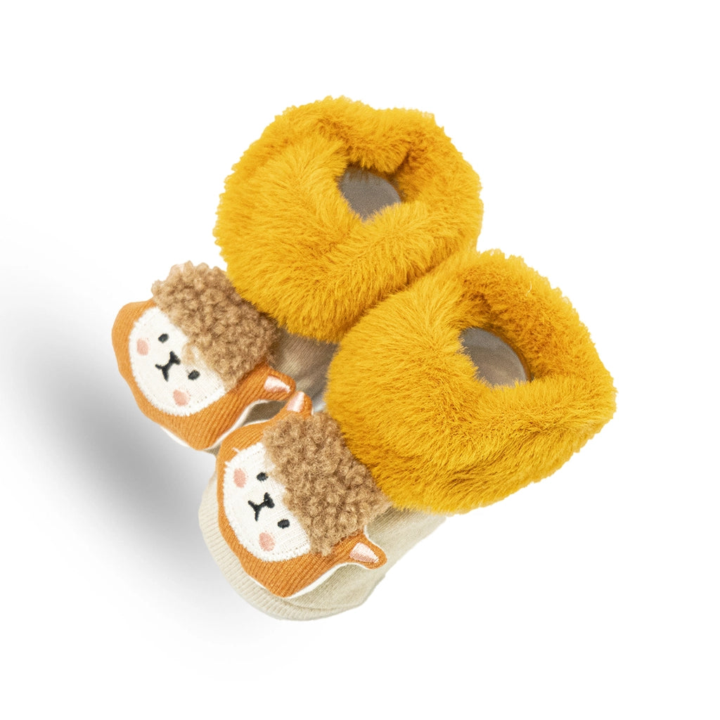 Sunny Star Towel Socks - New Born