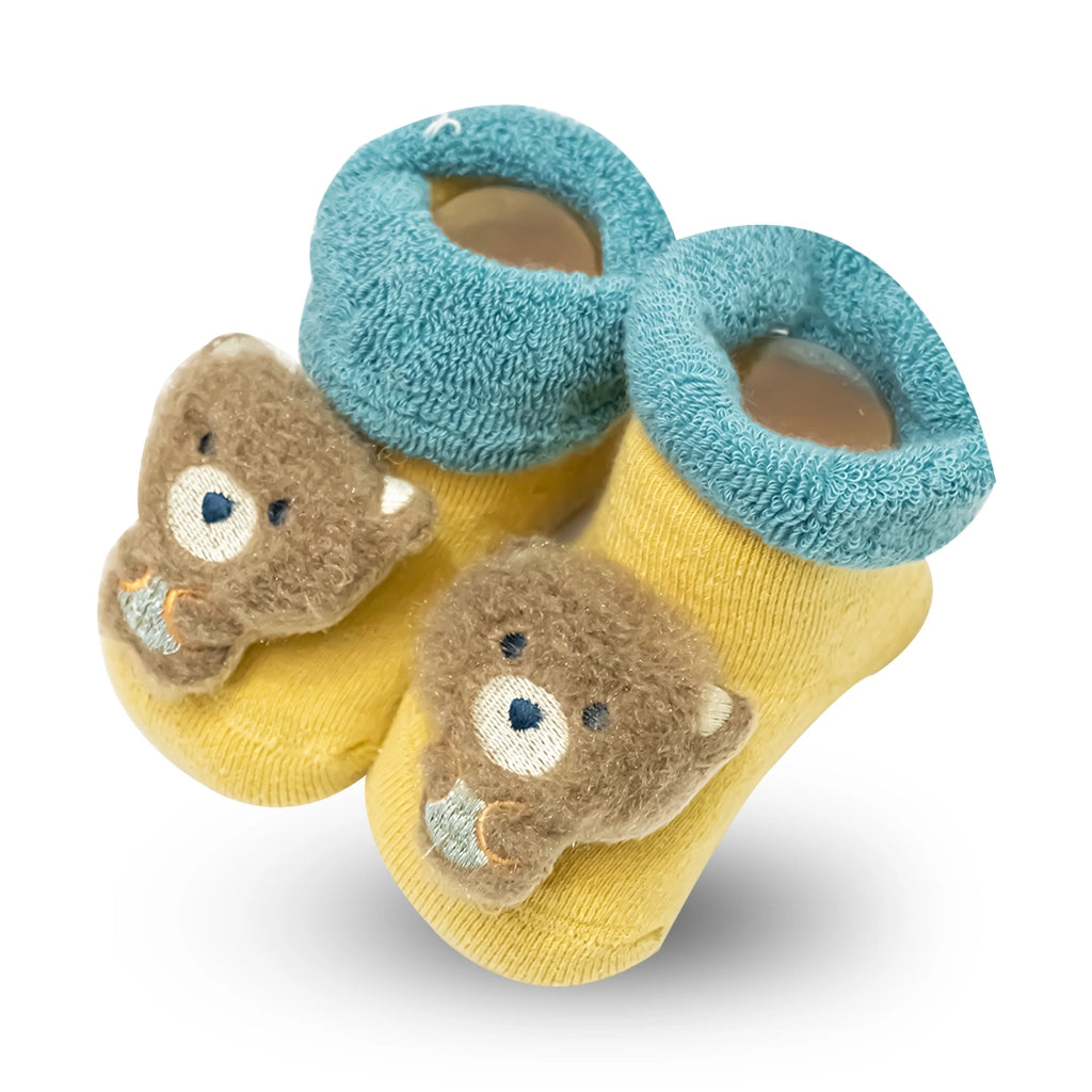 Sunny Star Towel Socks - New Born