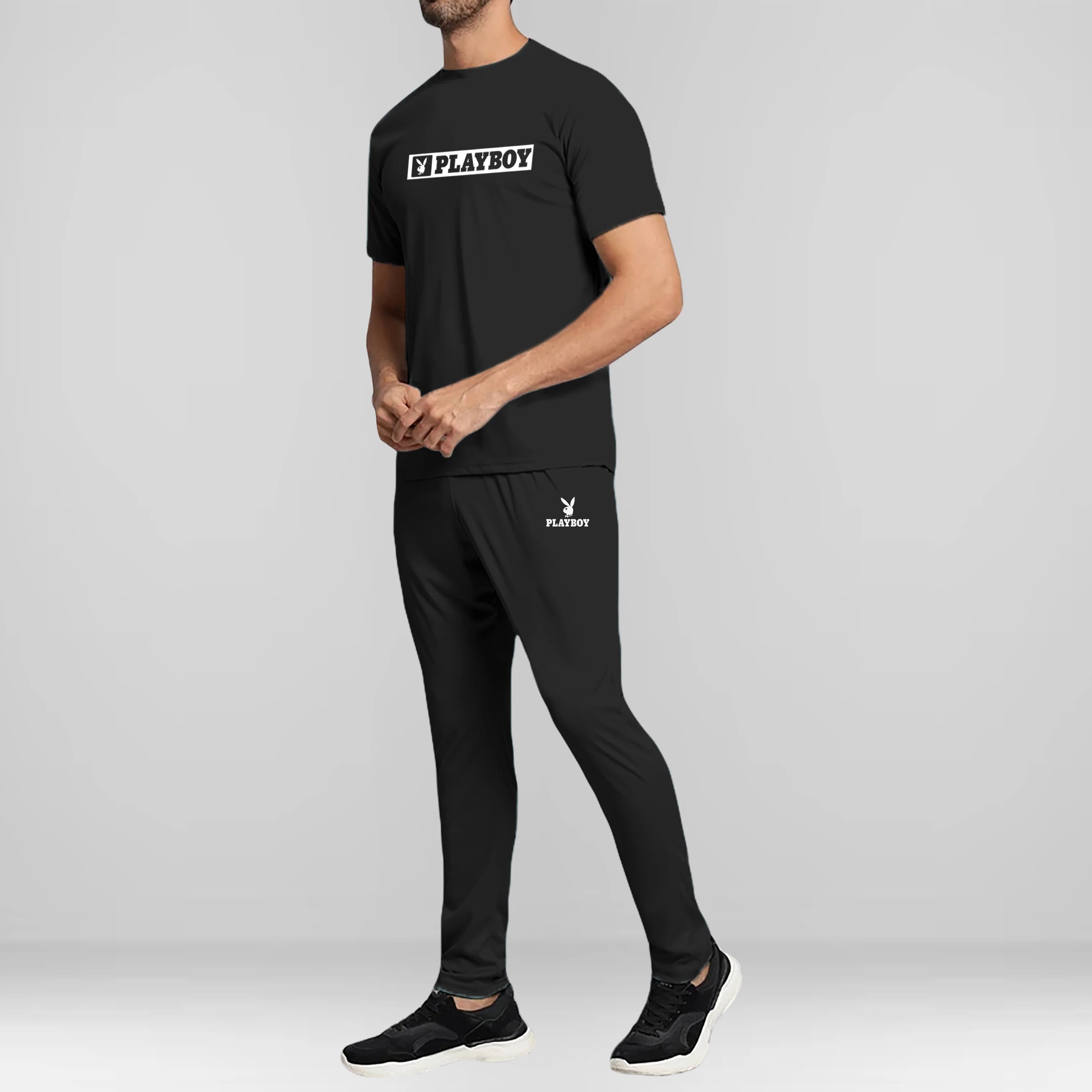 Men’s Jersey Play Boy Print Tracksuit