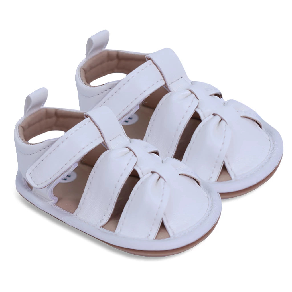Girls’ White Sandals – Elegant & Comfy - LittleMinors