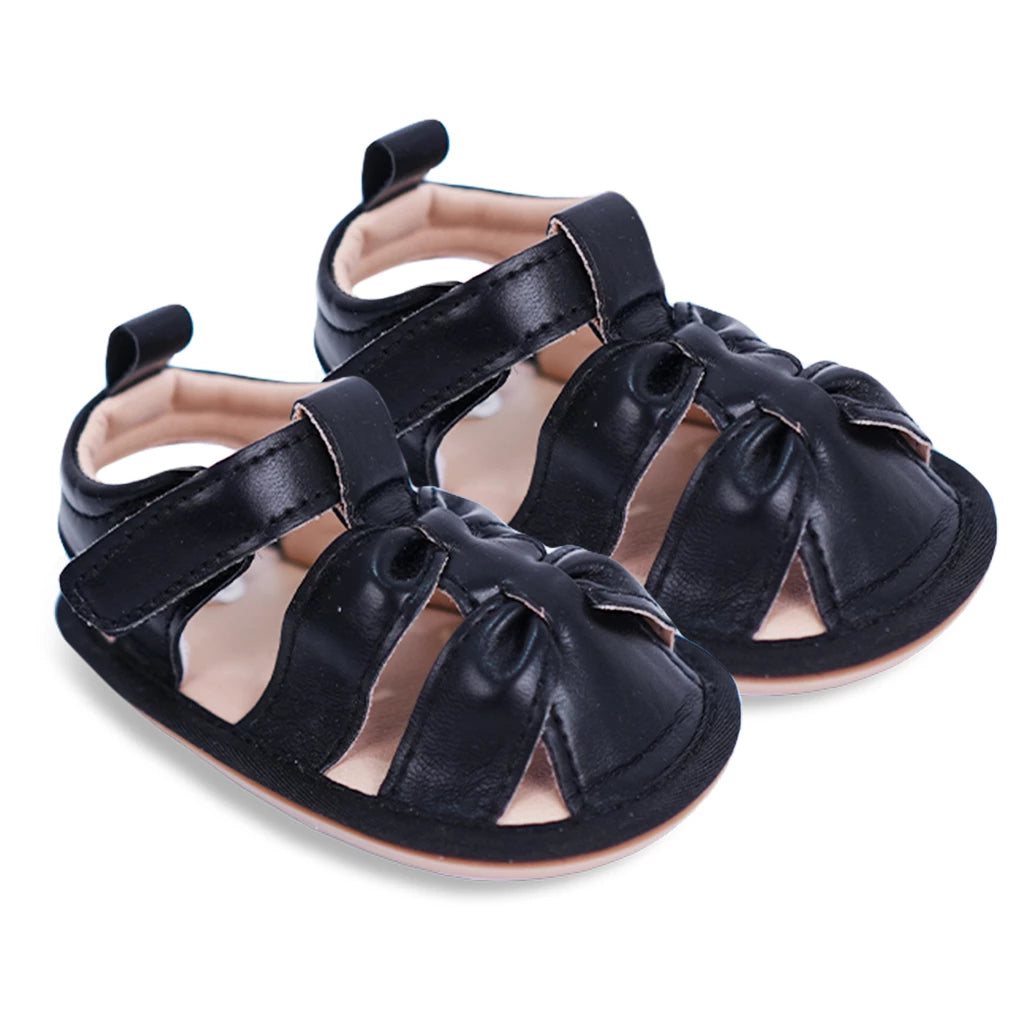Girls’ Black Sandals – Stylish & Comfy - LittleMinors