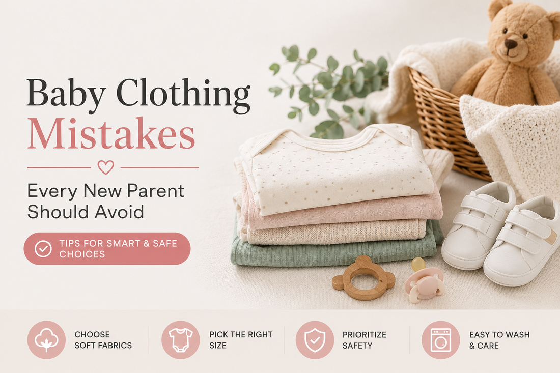 Baby clothing mistakes every new parent should avoid with soft cotton baby clothes and newborn essentials | Little Minors