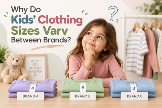 Kids clothing size differences between brands