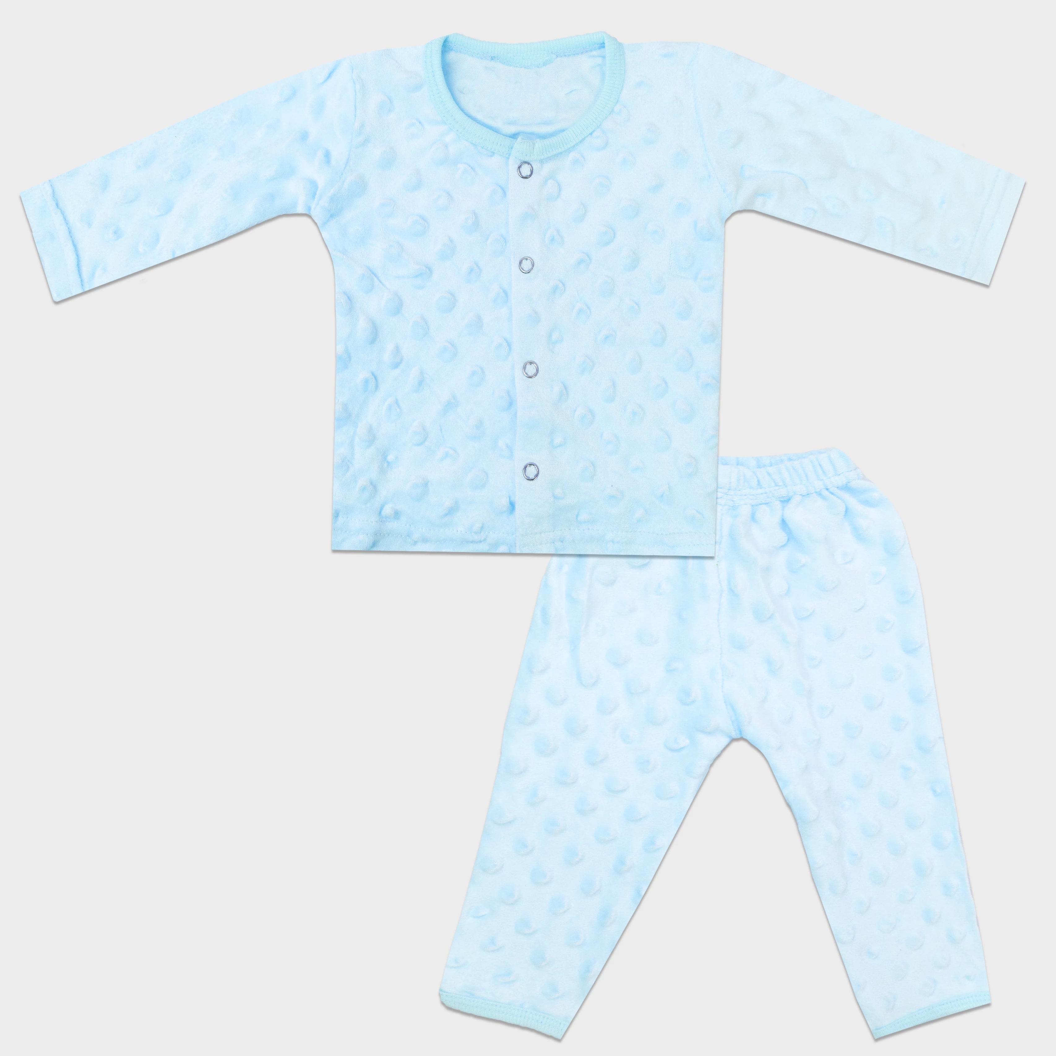 Dots Design Fleece Suit - Fun & Cozy