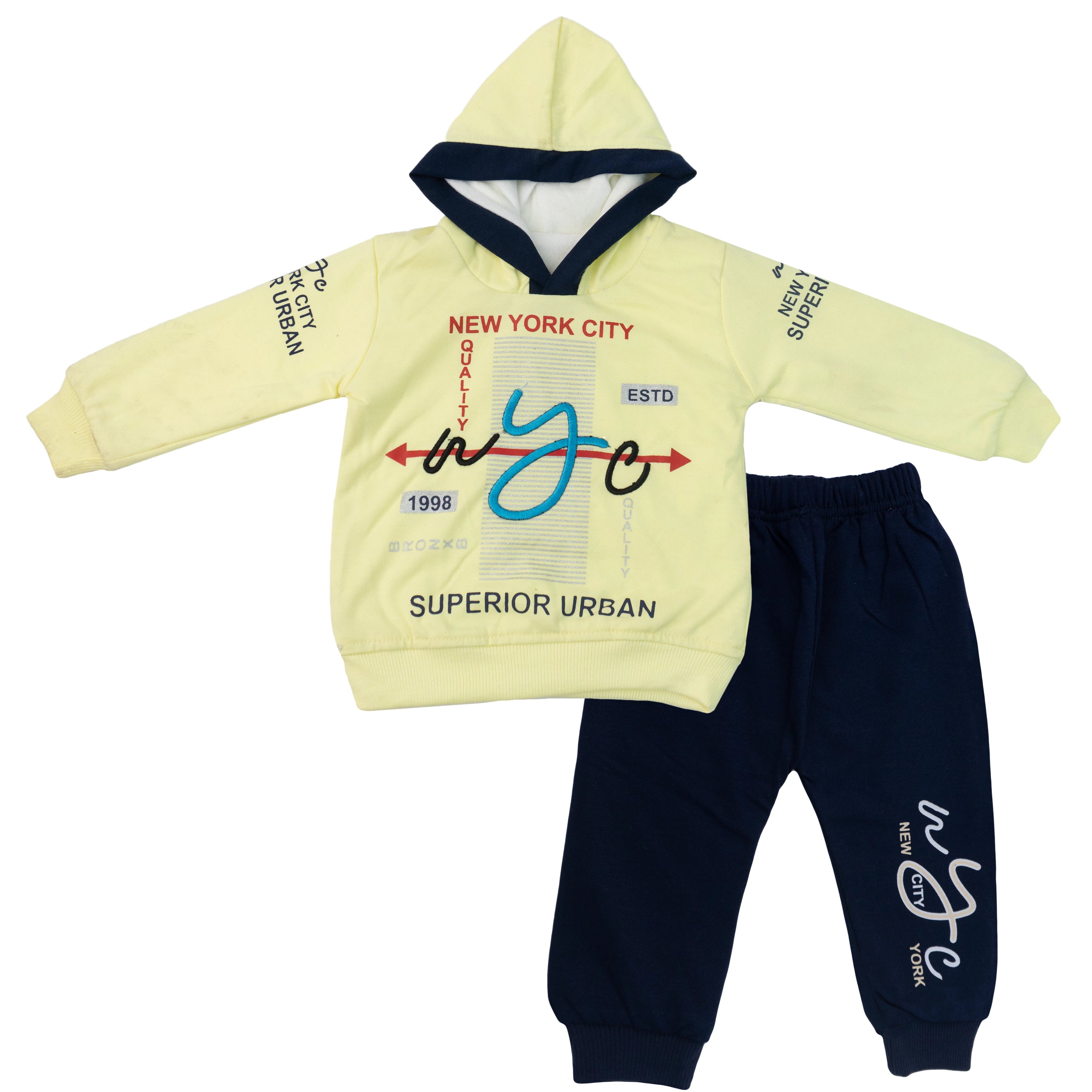 Kids fleece Hoody Suit newyork city/jeep