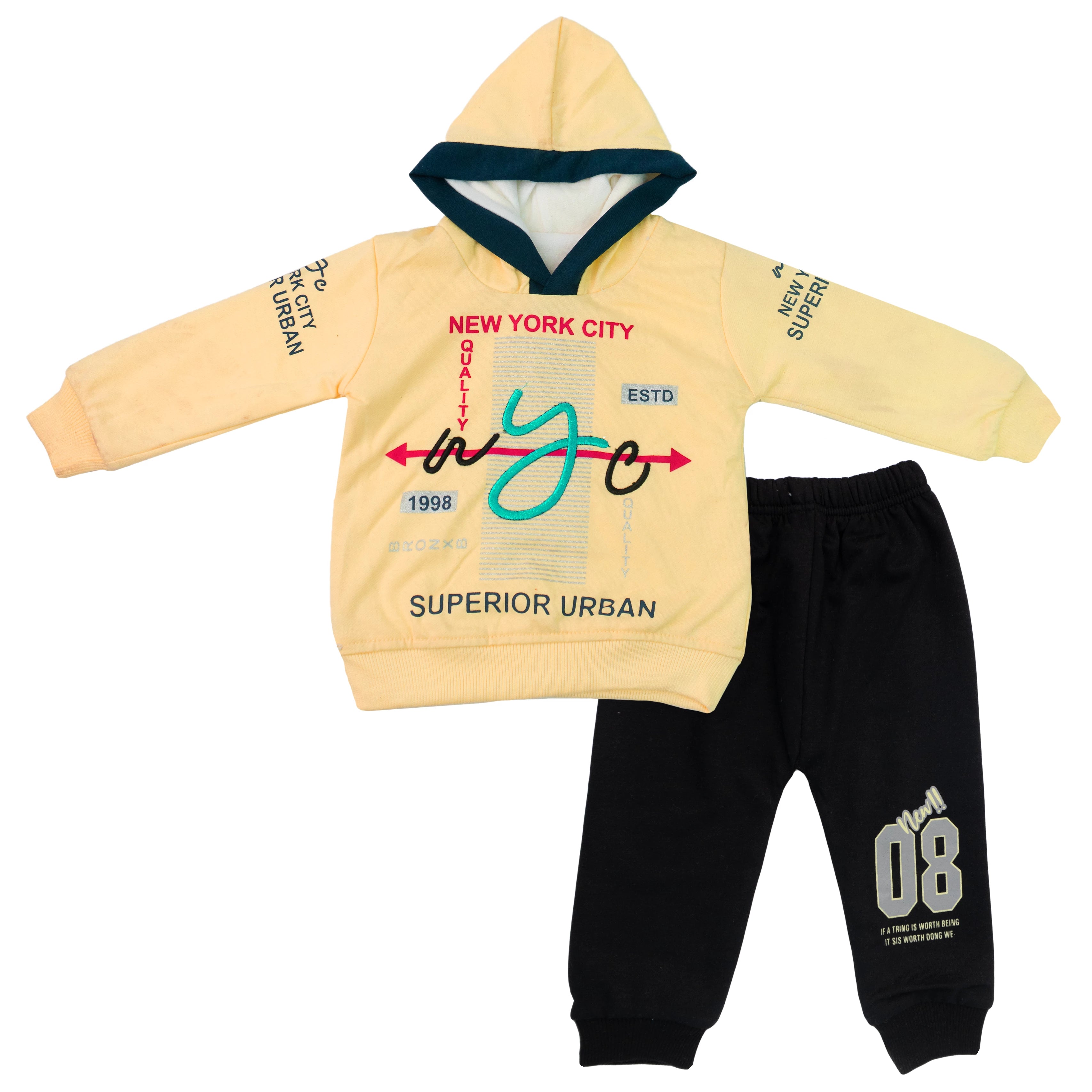 Kids fleece Hoody Suit newyork city/jeep