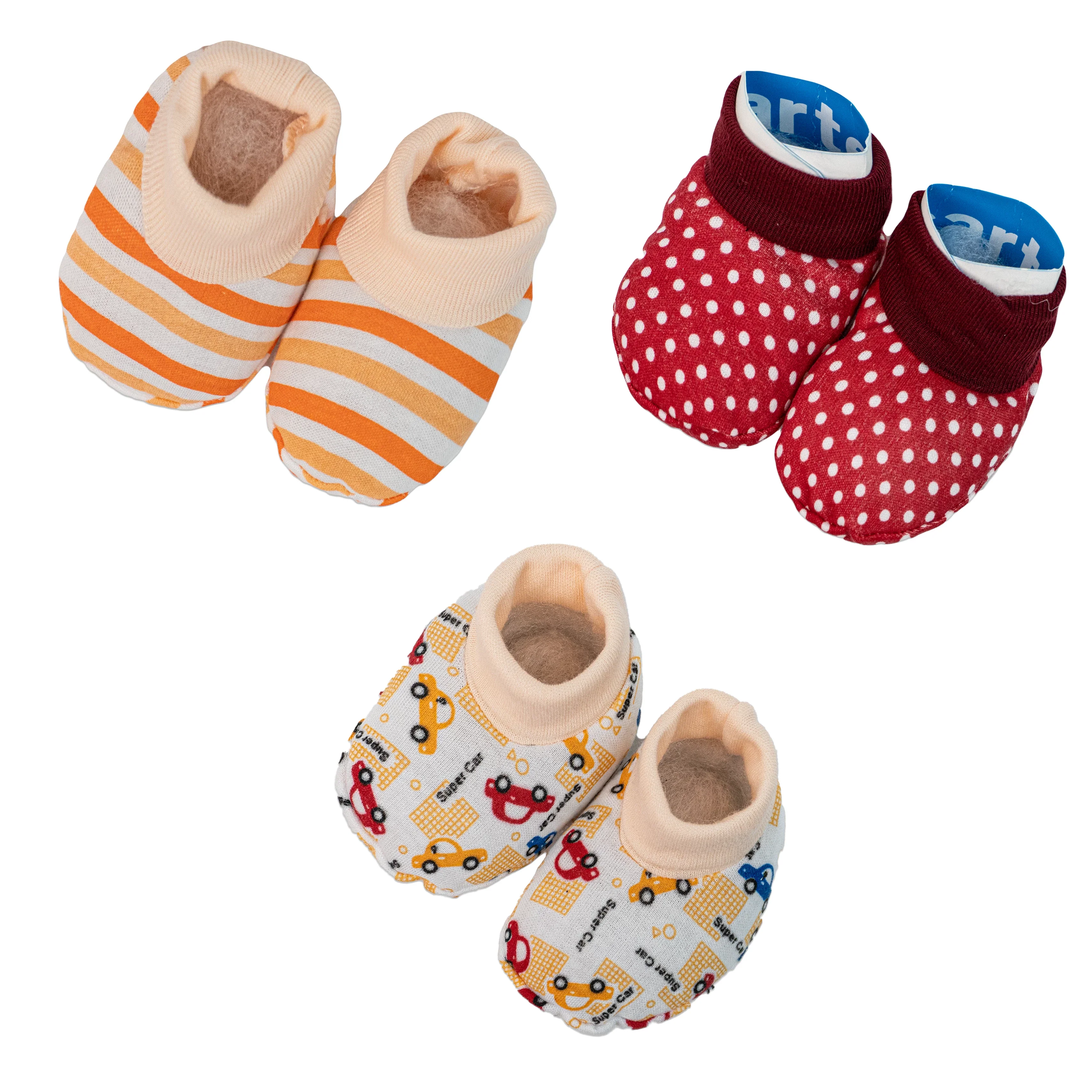 Carter Cotton Booties – Soft and Comfortable for Babies