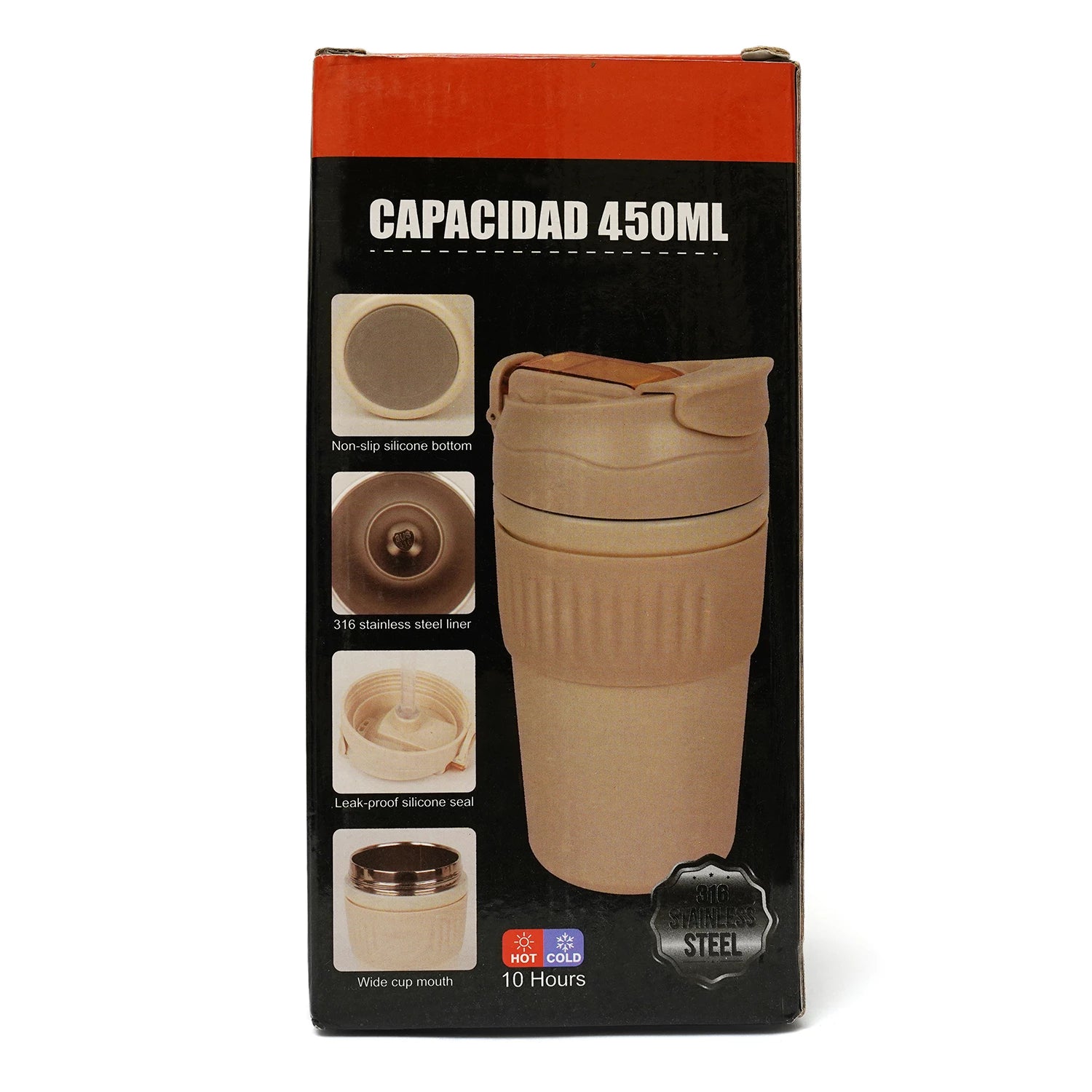 Kids’ Straw Mug – 450ml Leak-Proof Water Bottle