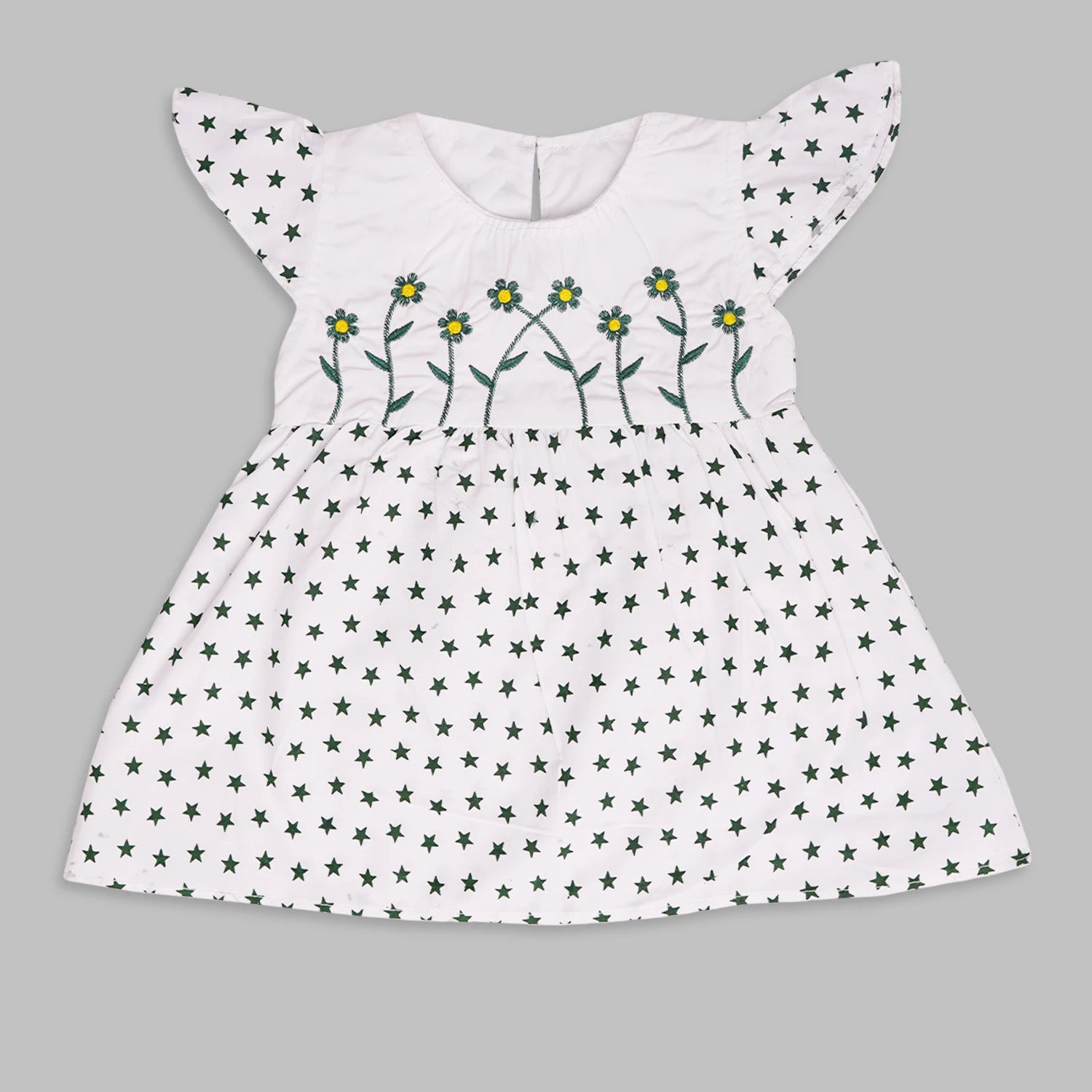14th August Star Design Frock with Headband
