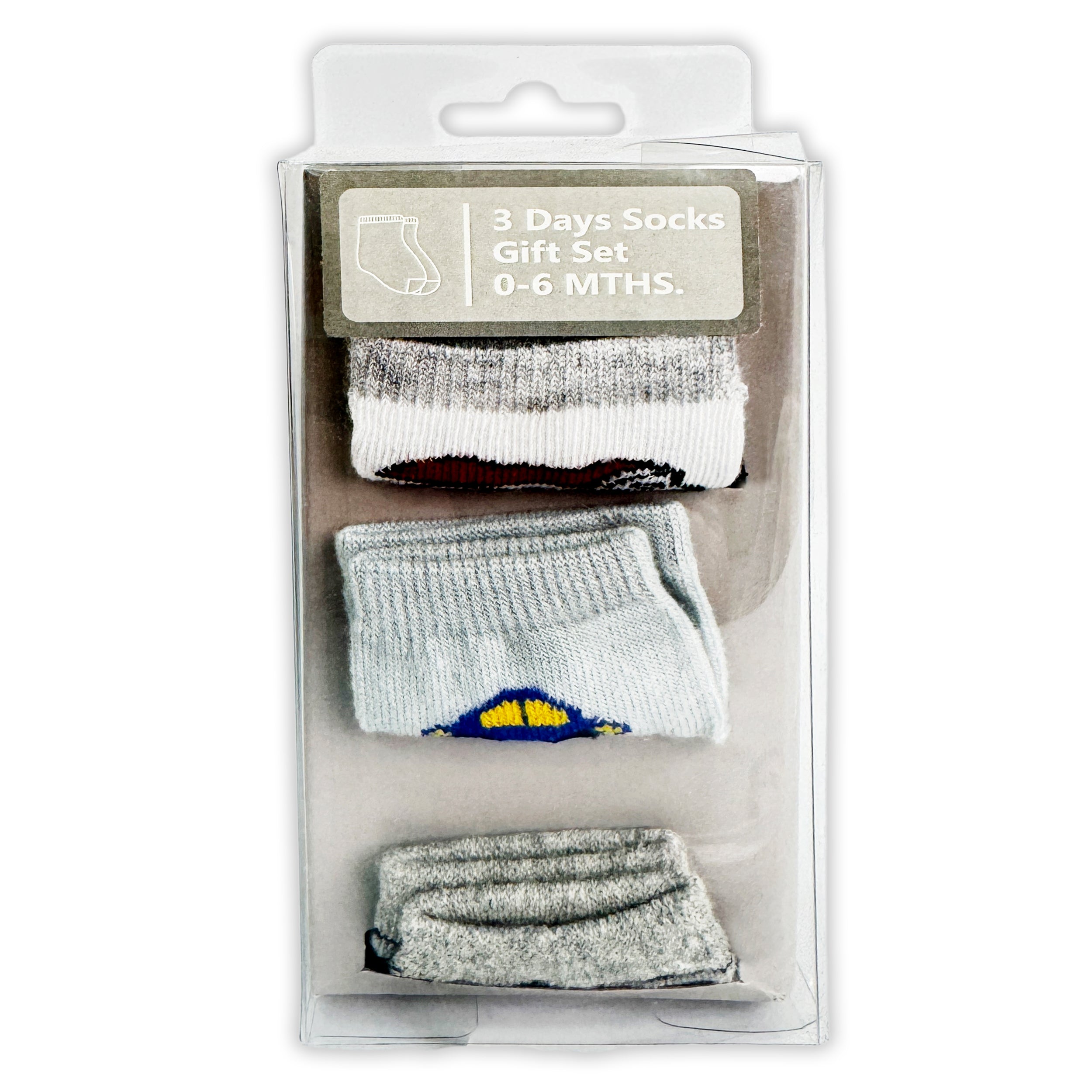 Baby Socks Pack of 3  - Gift Set