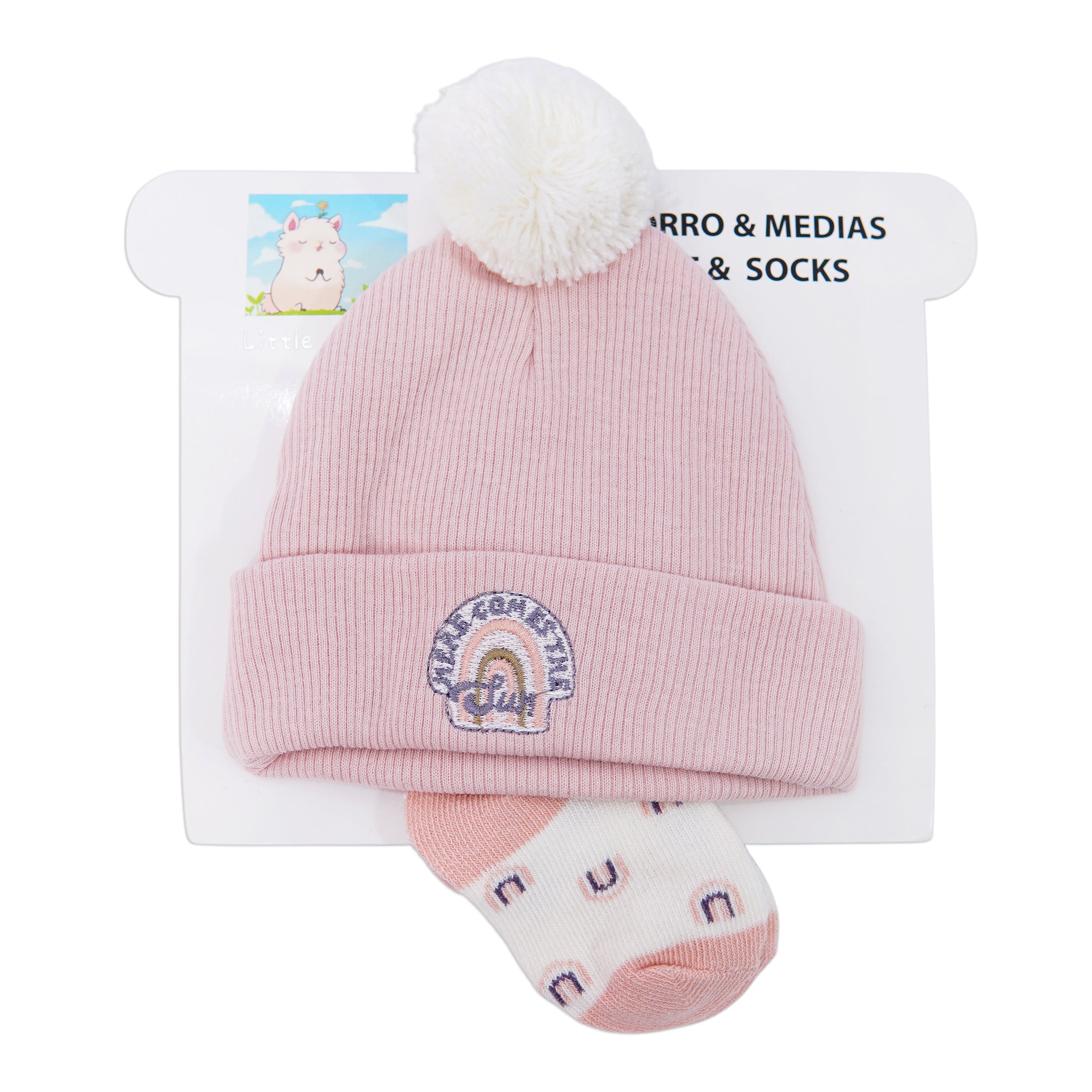 Kids Winter Cap and Sock Set