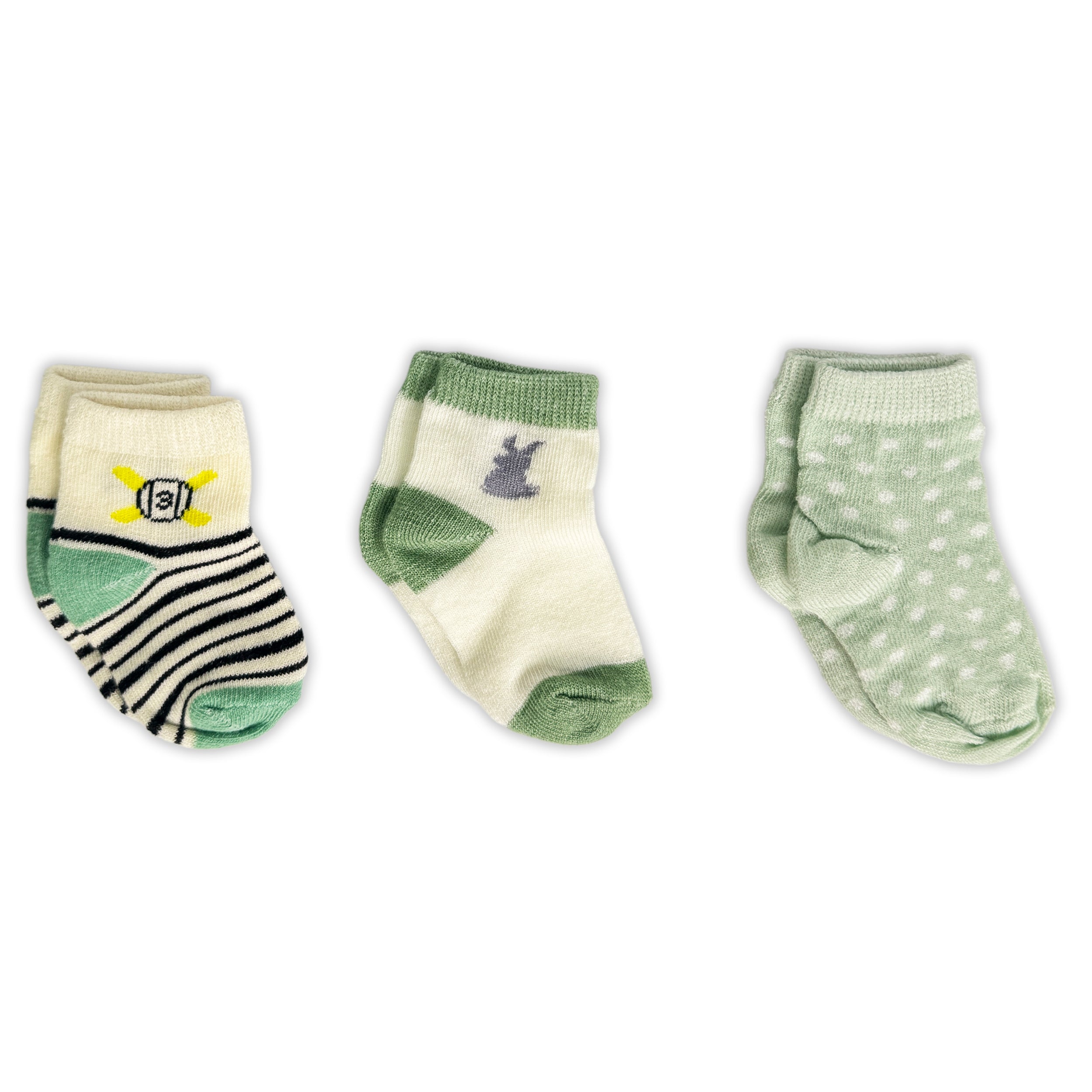 Baby Socks Pack of 3  - Gift Set