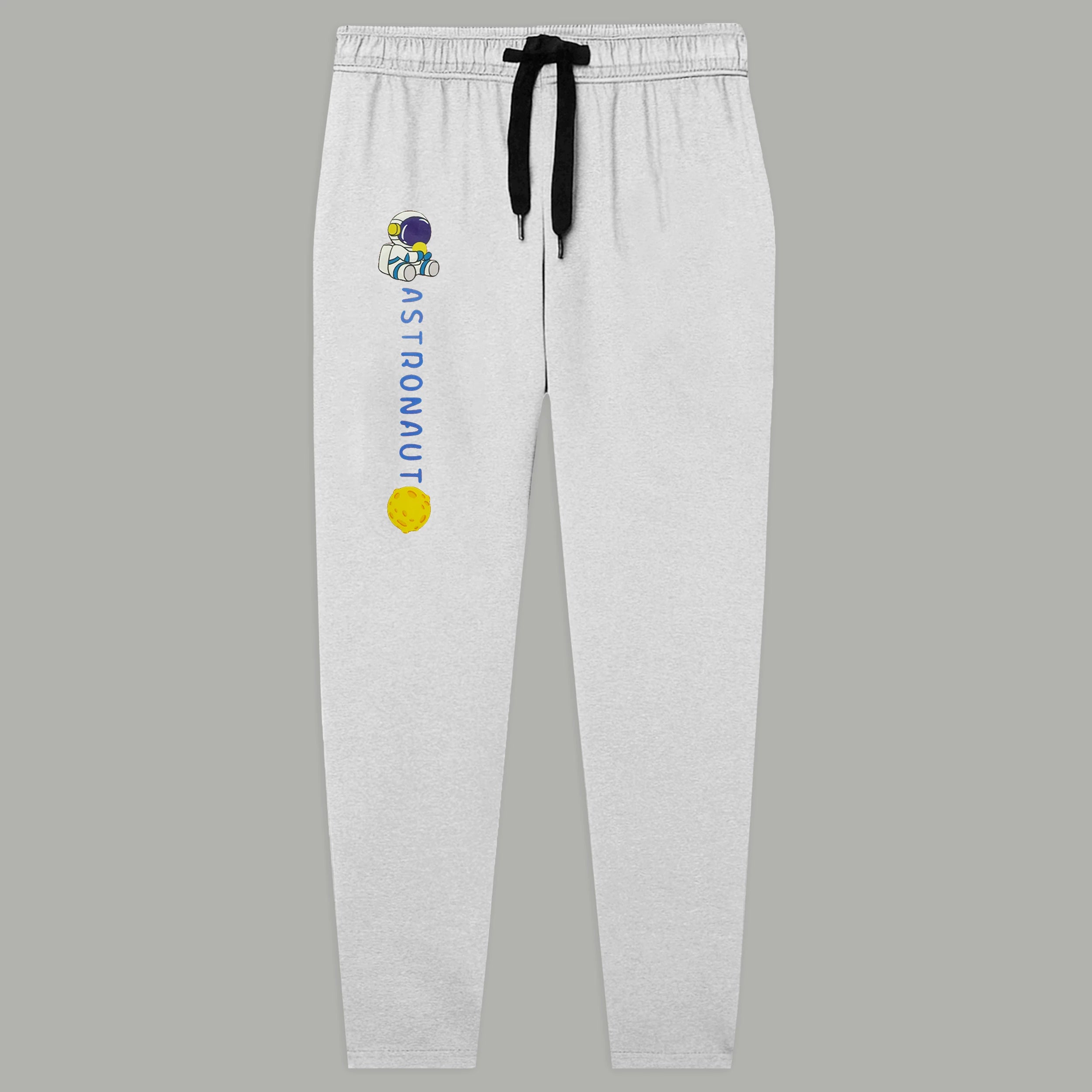 Kids Jersey Cotton Sticker Trousers –  Gray
