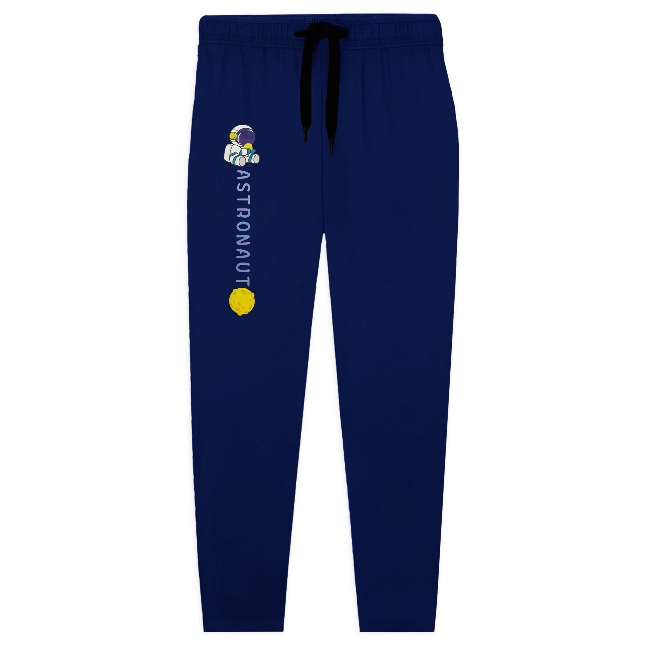 Kids Jersey Cotton Sticker Trousers –  Blue
