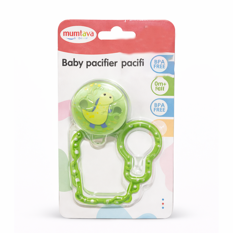 Baby Pacifier Clip Chain – Cute Printed Soother Holder (BPA Free