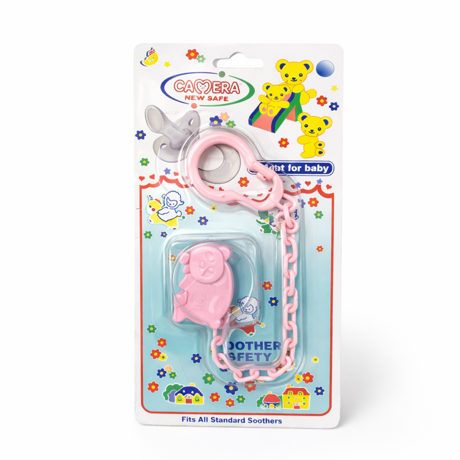 Baby Pacifier Clip & Soother Safety Chain | BPA Free | Fits All Soothers