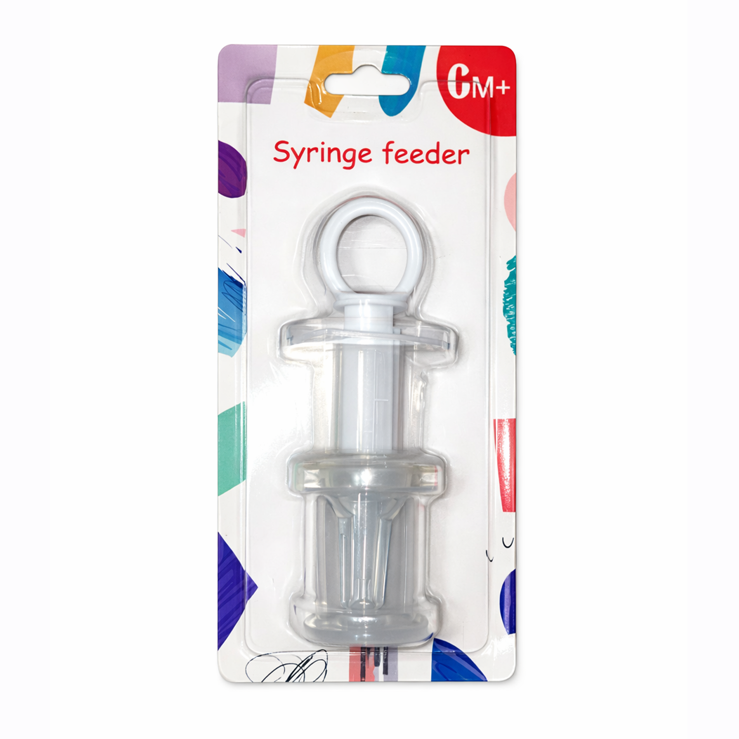 Baby Syringe Feeder for newborns by Little Minors, clear plastic liquid and medicine feeder with soft tip for safe feeding.
