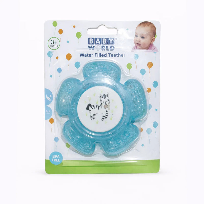 Little Minors baby water-filled teether with cooling water-filled toy, BPA-free teething toy for babies 3 months and older