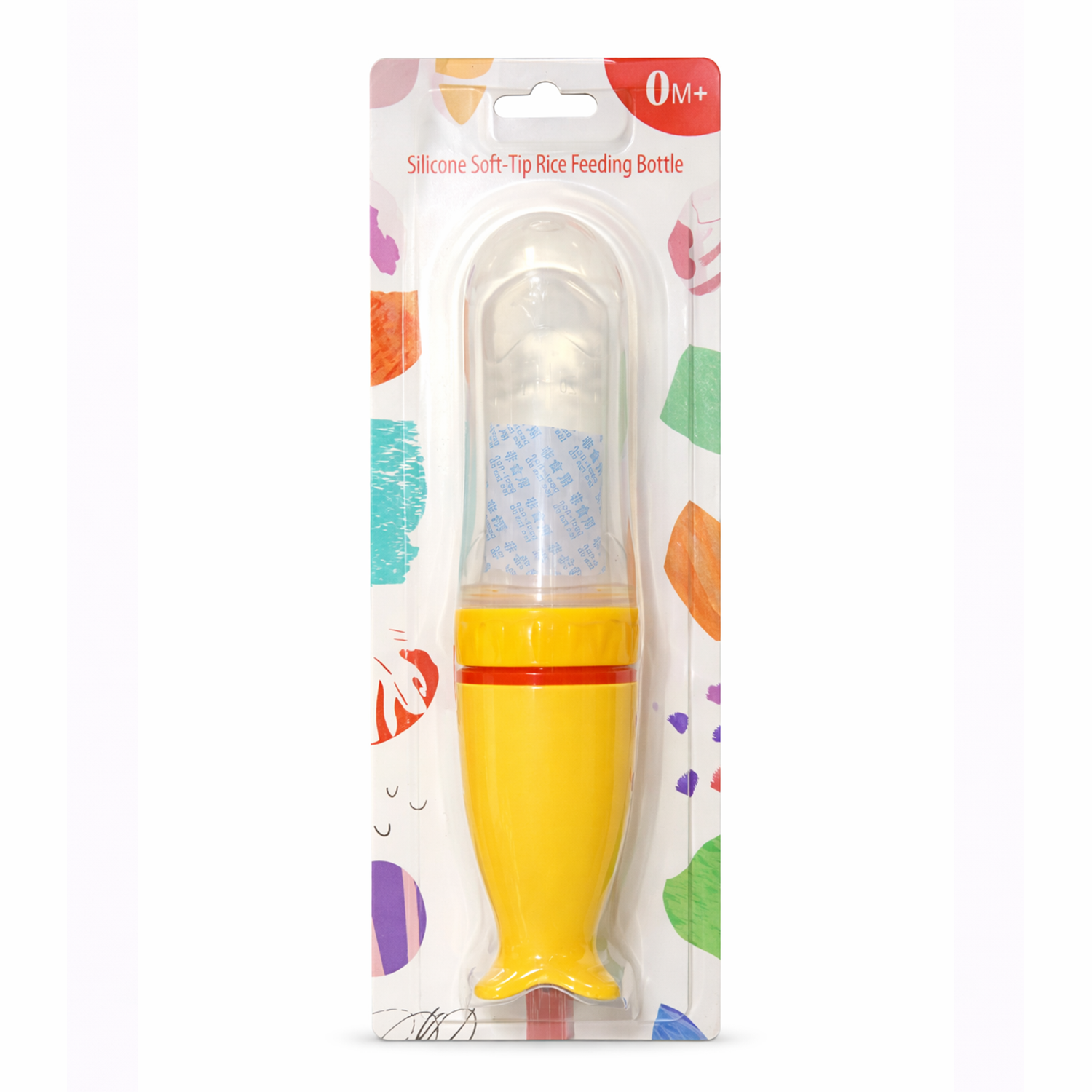 Baby Silicone Rice Feeding Bottle – Soft Spoon Feeder | BPA Free | Anti-Spill | 0M+