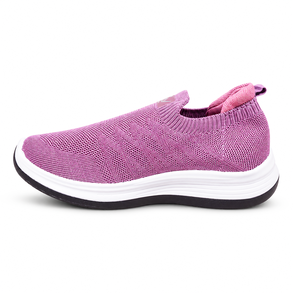 Women’s Pink Slip-On Casual Sneakers – Comfortable Everyday Shoes AJK - hover image