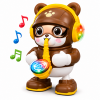 Saxophone Bear Musical Toy – Cute Interactive Music Bear for Kids