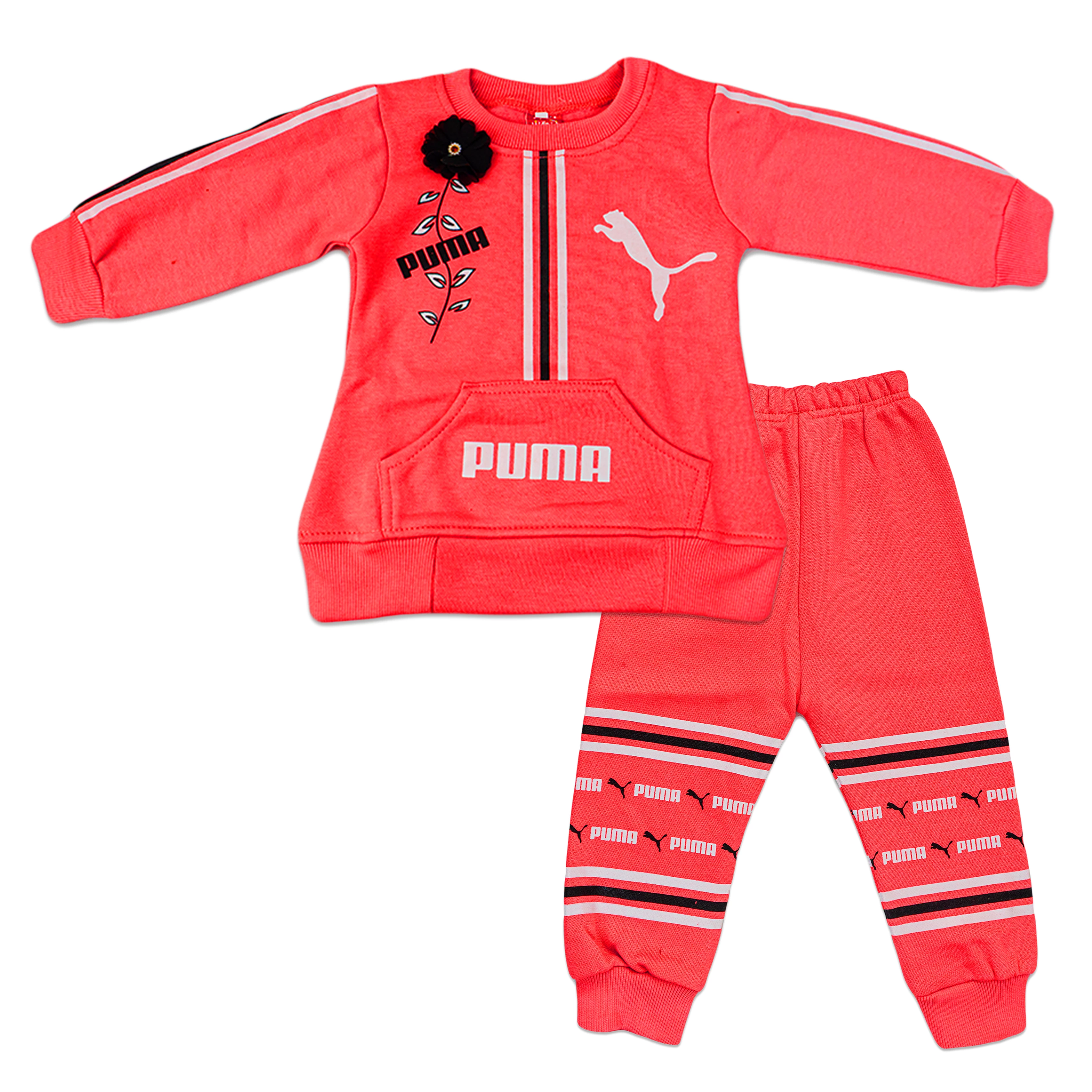 Kids' Fleece Suite Set – Duck & Puma Design