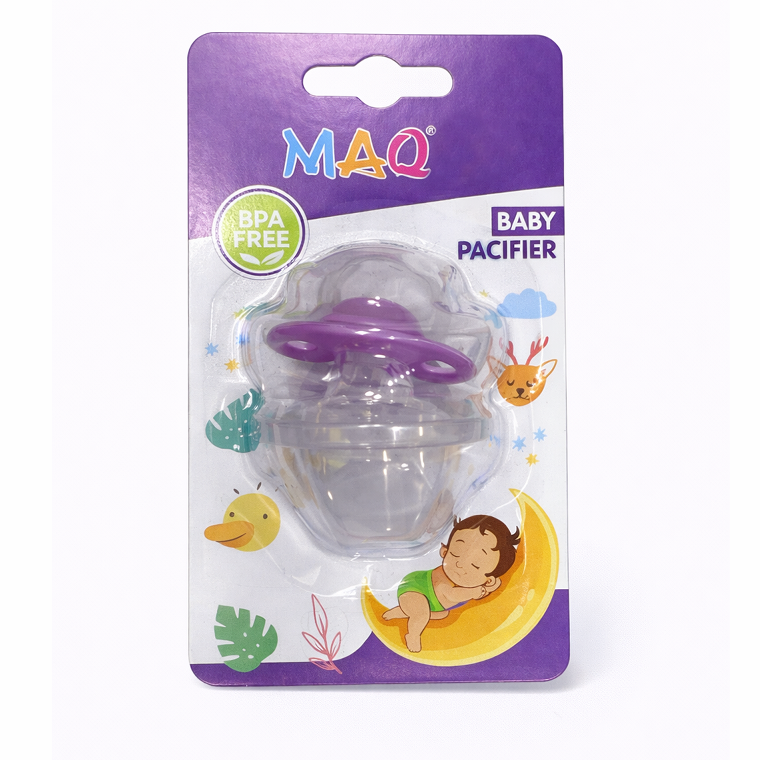 MAQ BPA-Free Baby Pacifier – Soft Silicone Soother for Newborns & Infants