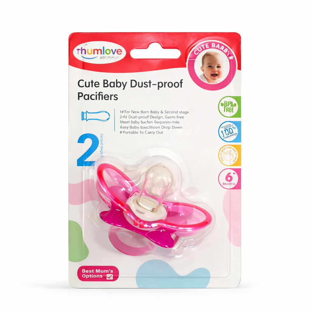 Baby Silicone Pacifier BPA-Free | Soft Newborn Soother | 0–6 Months