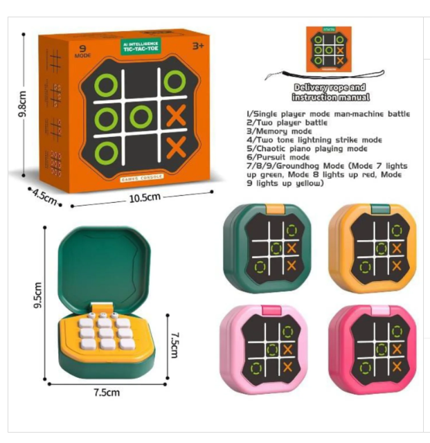 Tic Tac Toe Game – Classic Strategy Toy for Kids & Families