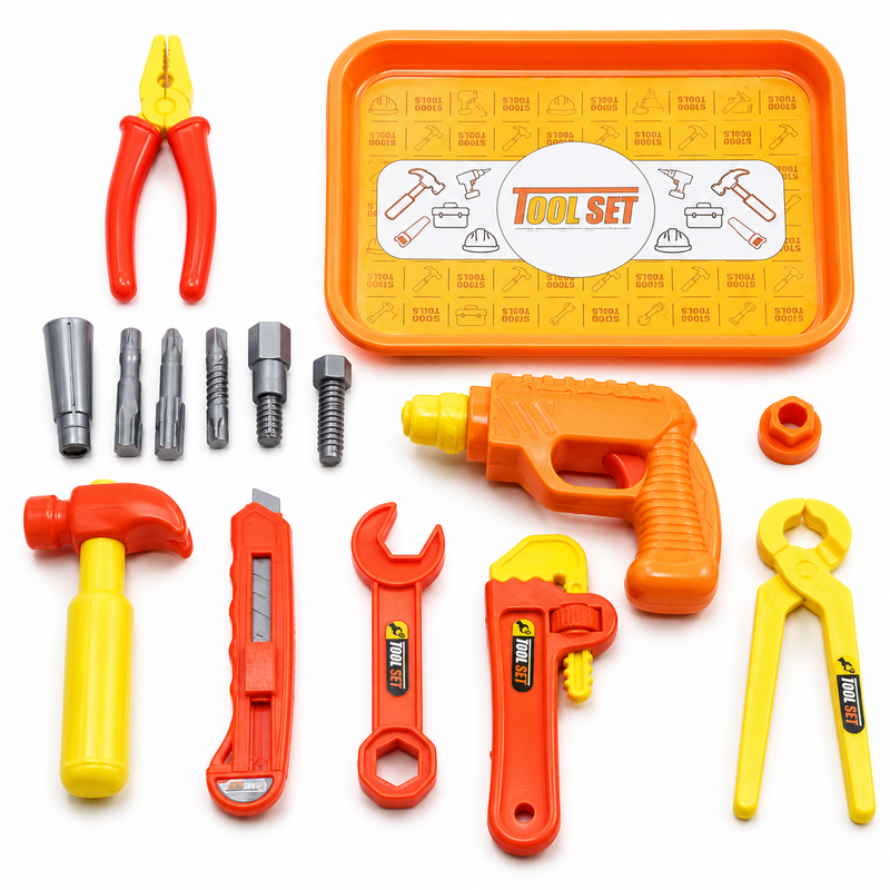 Kids Tool Set Toy – Educational Pretend Play Tool Kit for Boys & Girls