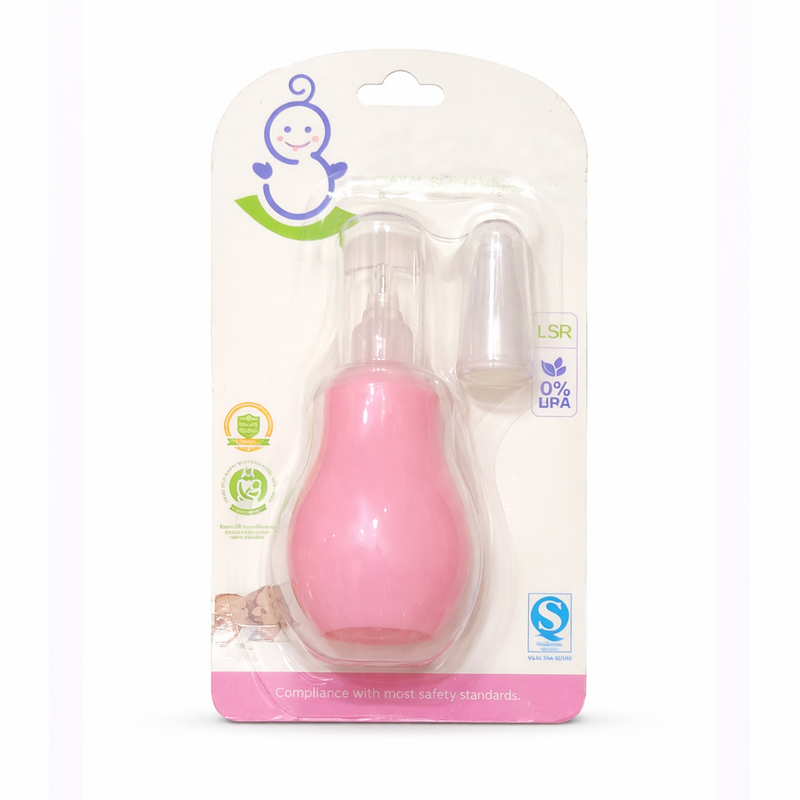 Baby Nasal Aspirator – Soft Silicone Nose Cleaner | BPA Free | Safe & Gentle for Newborns