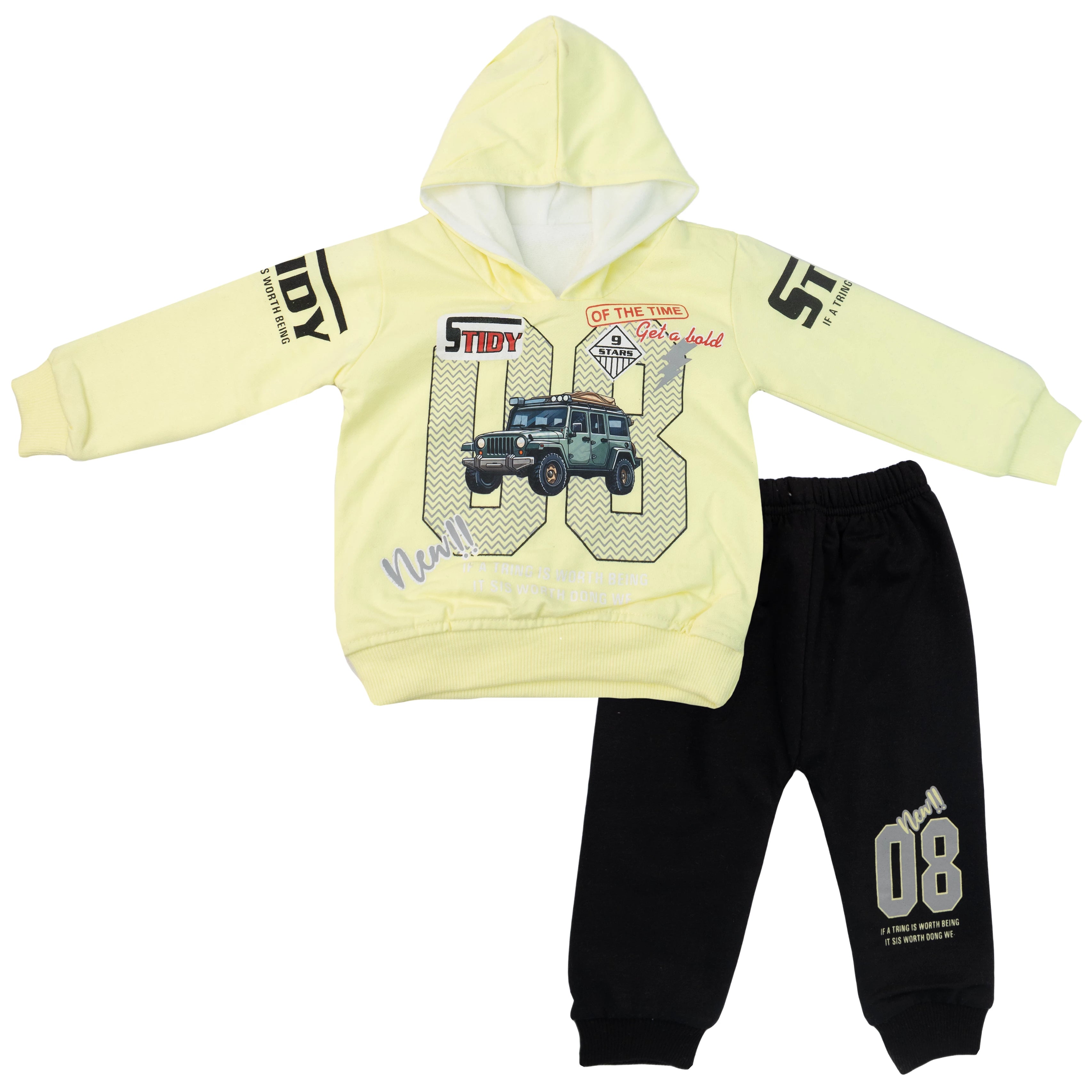 Kids fleece Hoody Suit newyork city/jeep