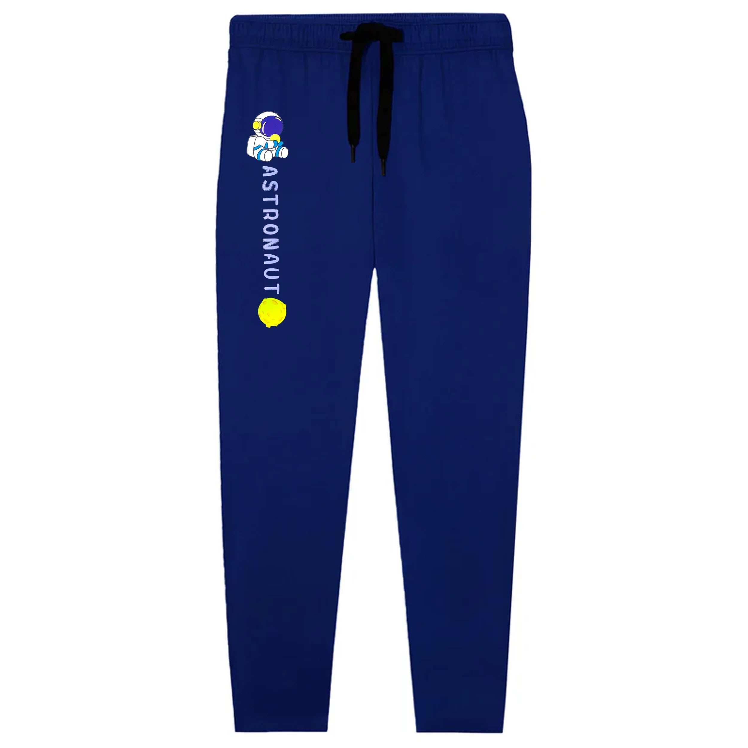 Kids Jersey Cotton Sticker Trousers –  Blue