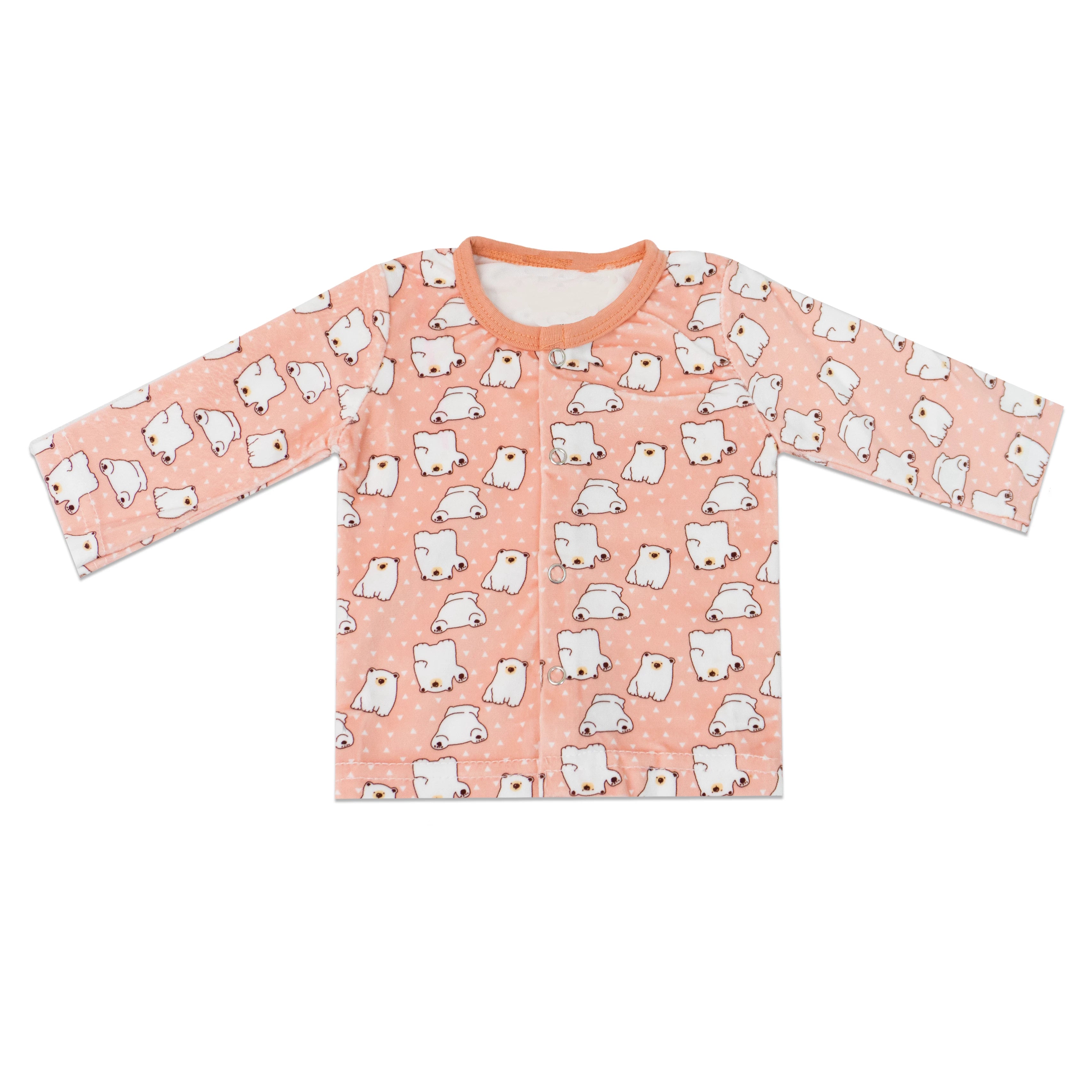 Bear Design Fleece Suit - Warm & Adorable