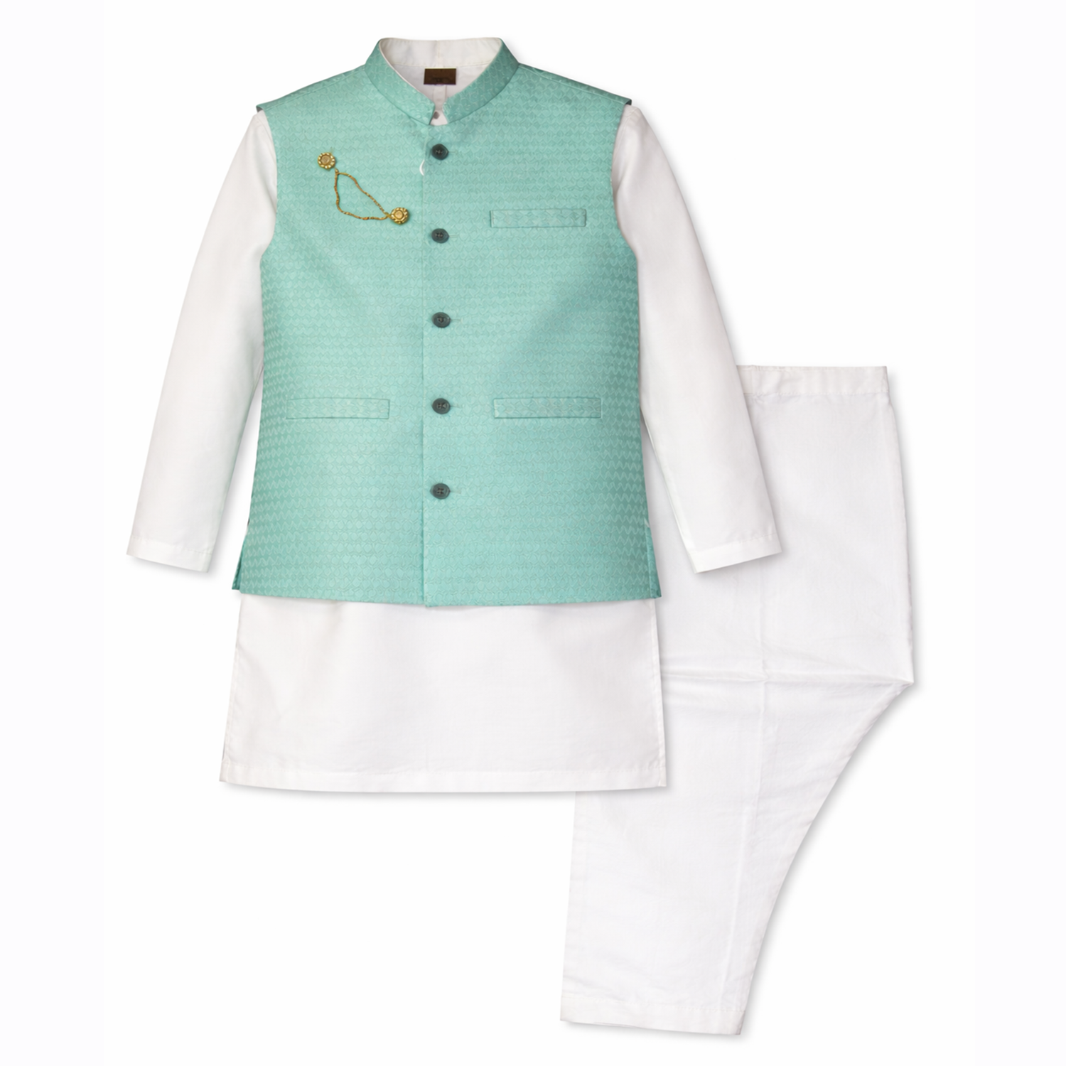 Boys Waistcoat Kurta Shalwar Set – Kids Ethnic Wedding & Festive Wear
