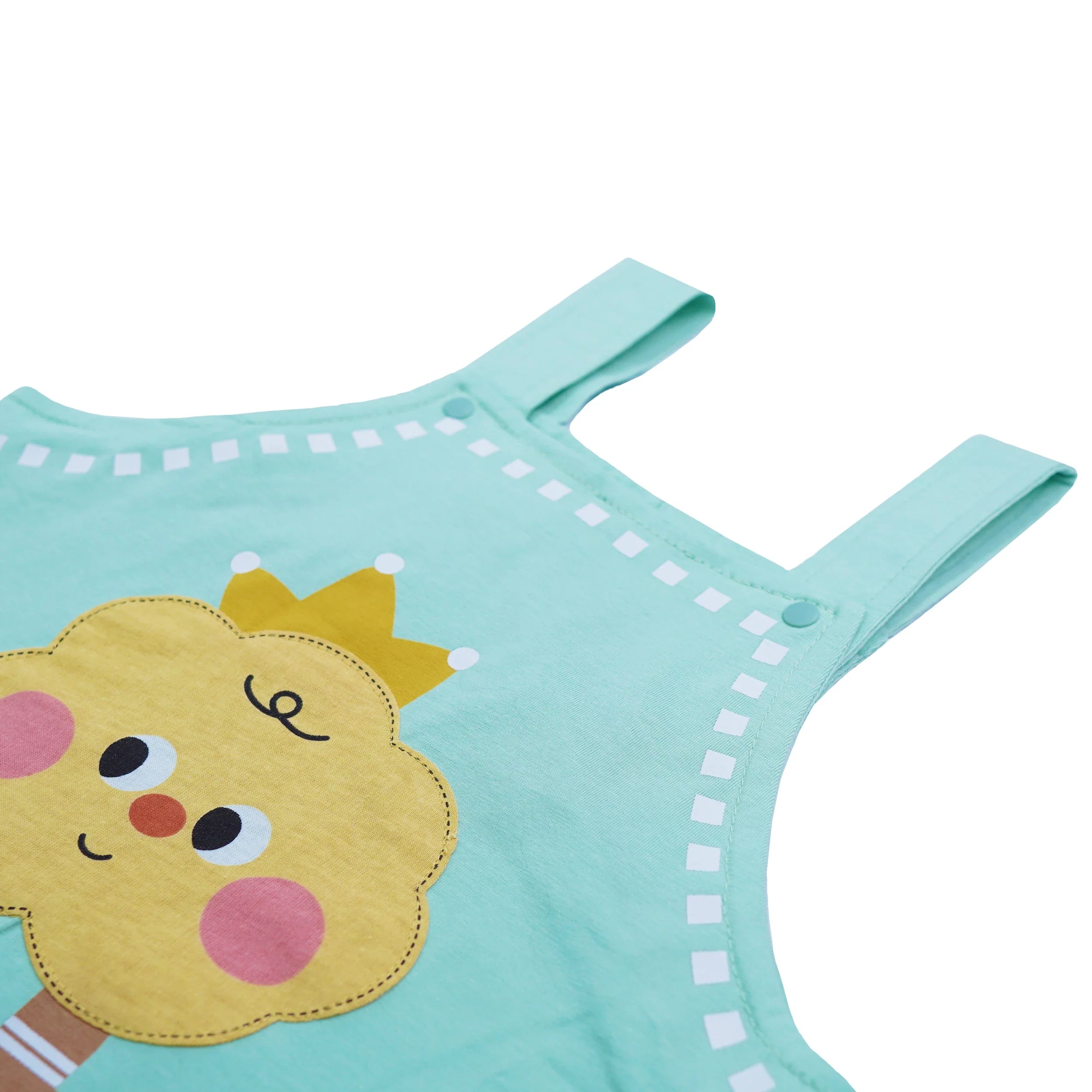 Happy Bear 2-Piece Dungarees & T-Shirt Set for Kids