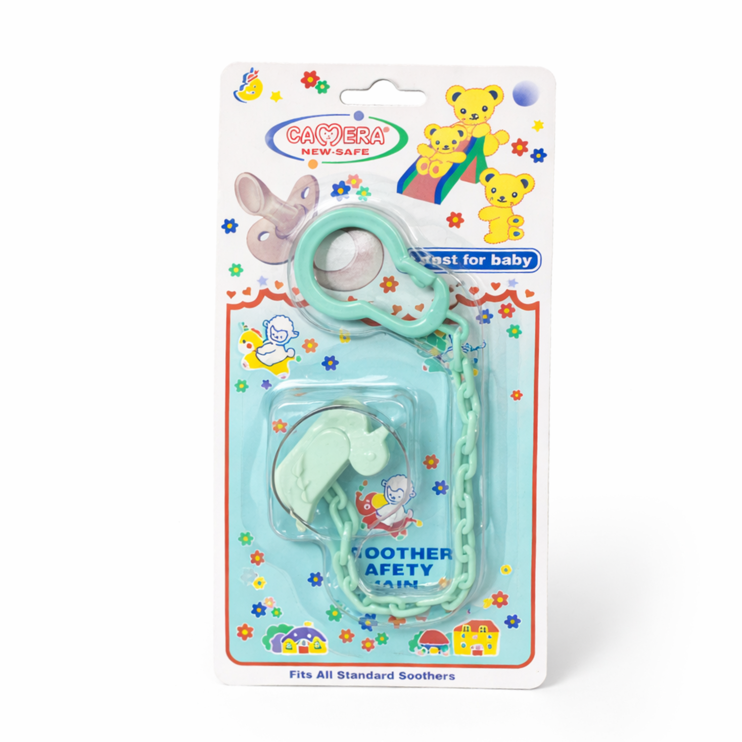 Baby Pacifier Clip & Soother Safety Chain | BPA Free | Fits All Soothers