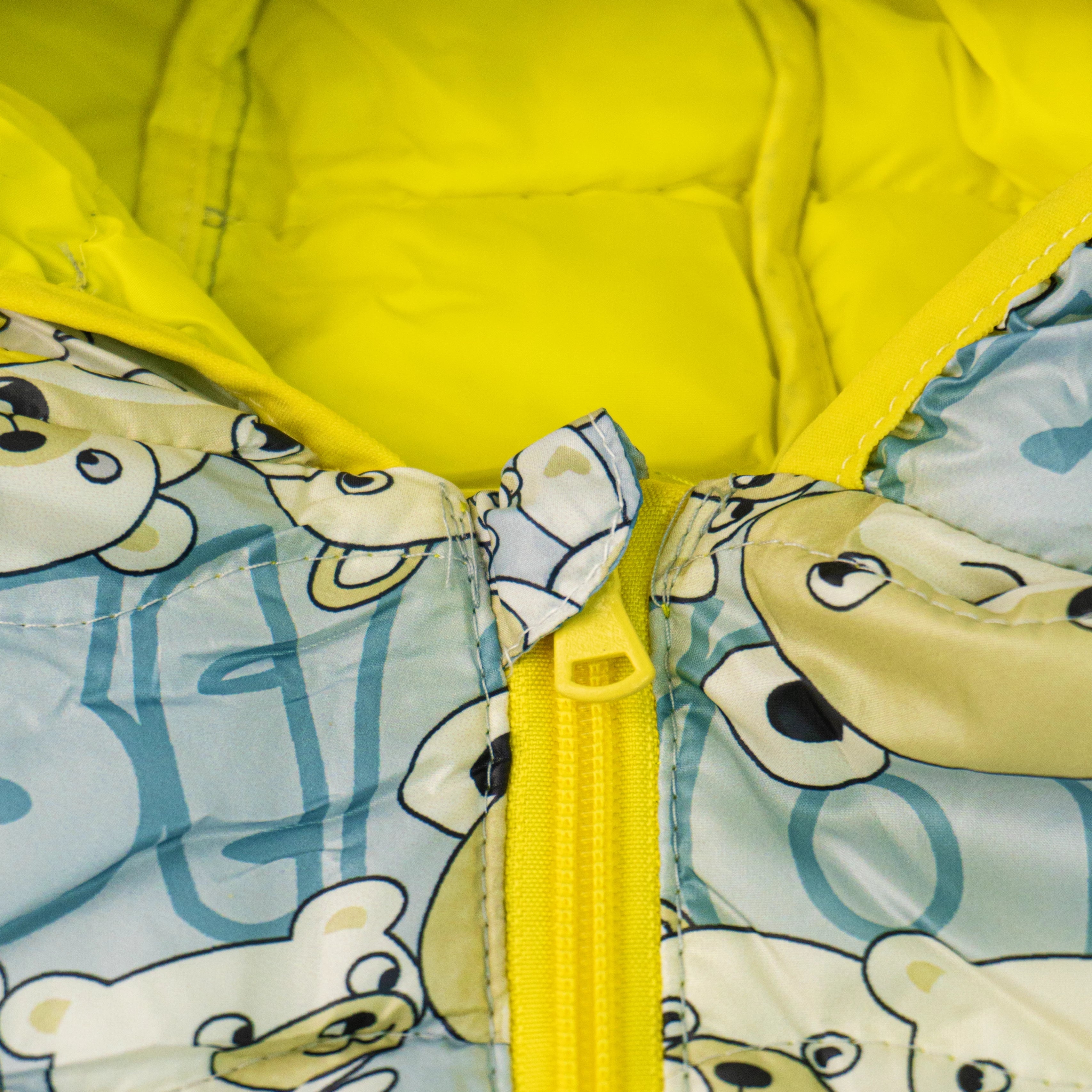 Kids' White Bear Puffer Jacket – Warm and Adorable