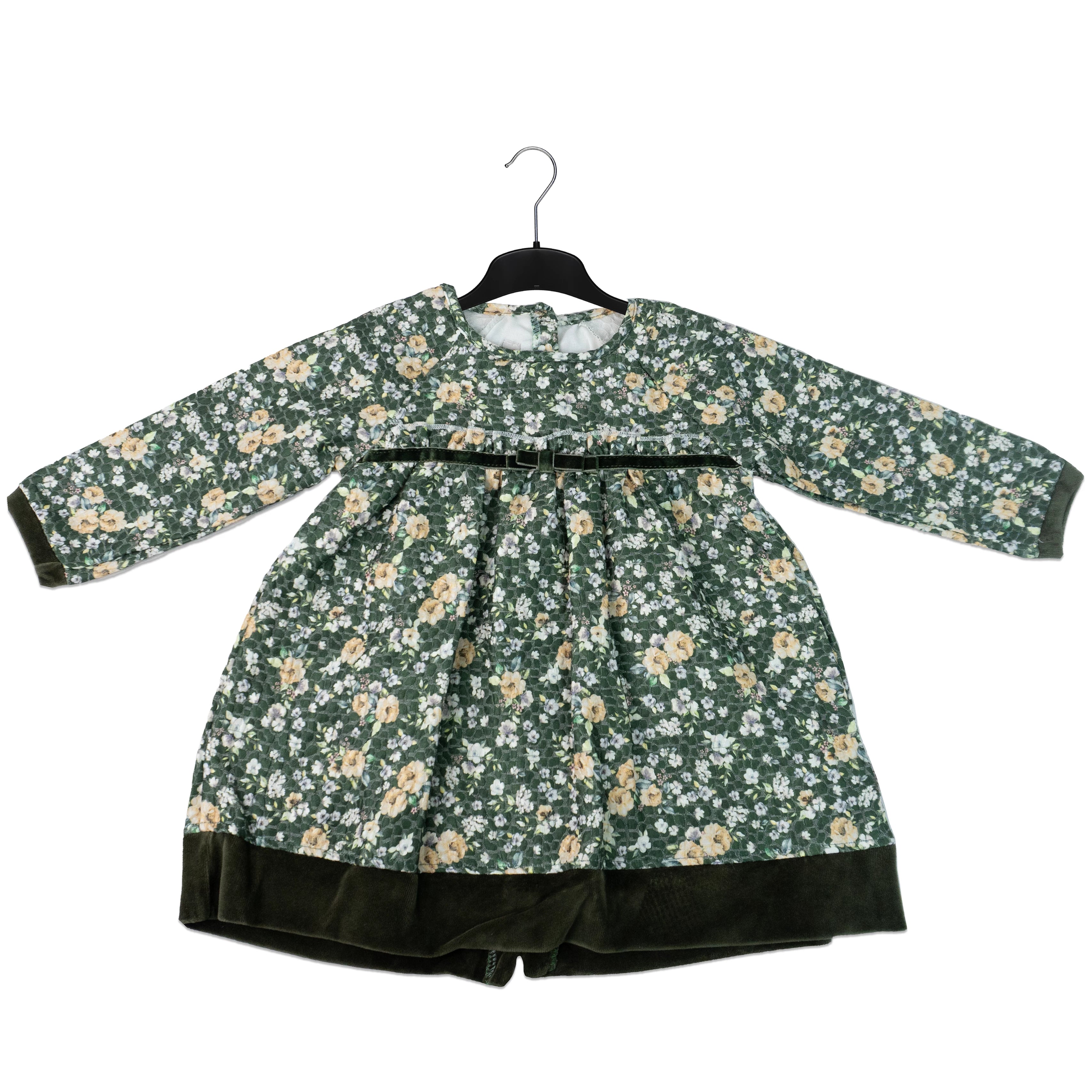 Violet Velvet Frock for Girls – Soft and Elegant