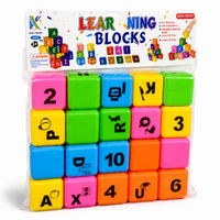 Learning Blocks for Kids – Colorful Educational Alphabet & Number Building Blocks