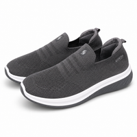 Men’s D.Gray Knit Slip-On Sneakers Shoes ART