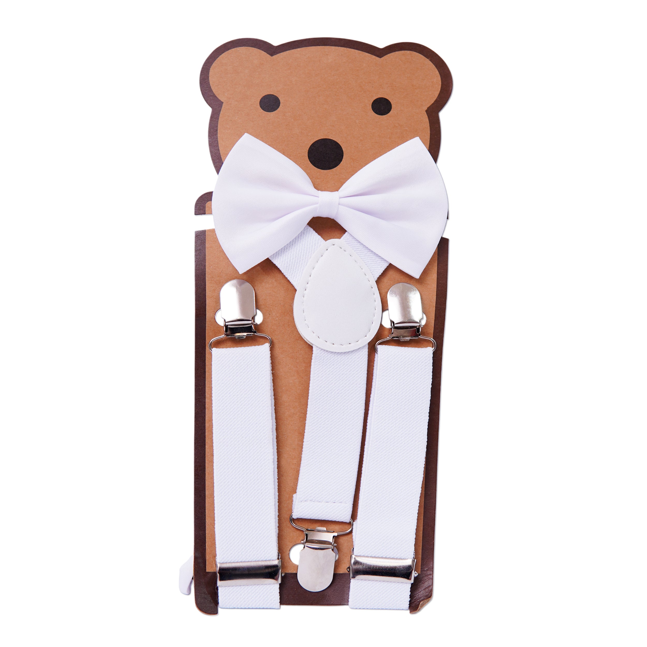 Kids Adjustable Suspenders & Bow Tie Set