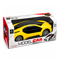 Scale Model Sports Car Toy with Light – Pull Back Toy Car