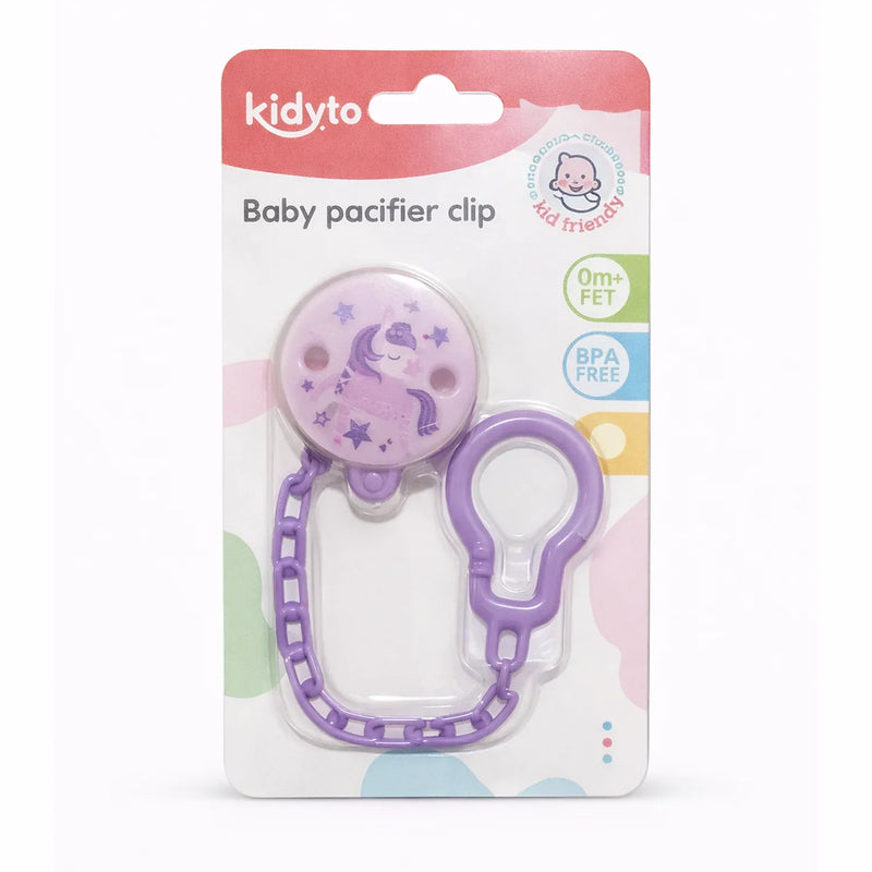 Baby Pacifier Clip Chain – Cute Printed Soother Holder (BPA Free