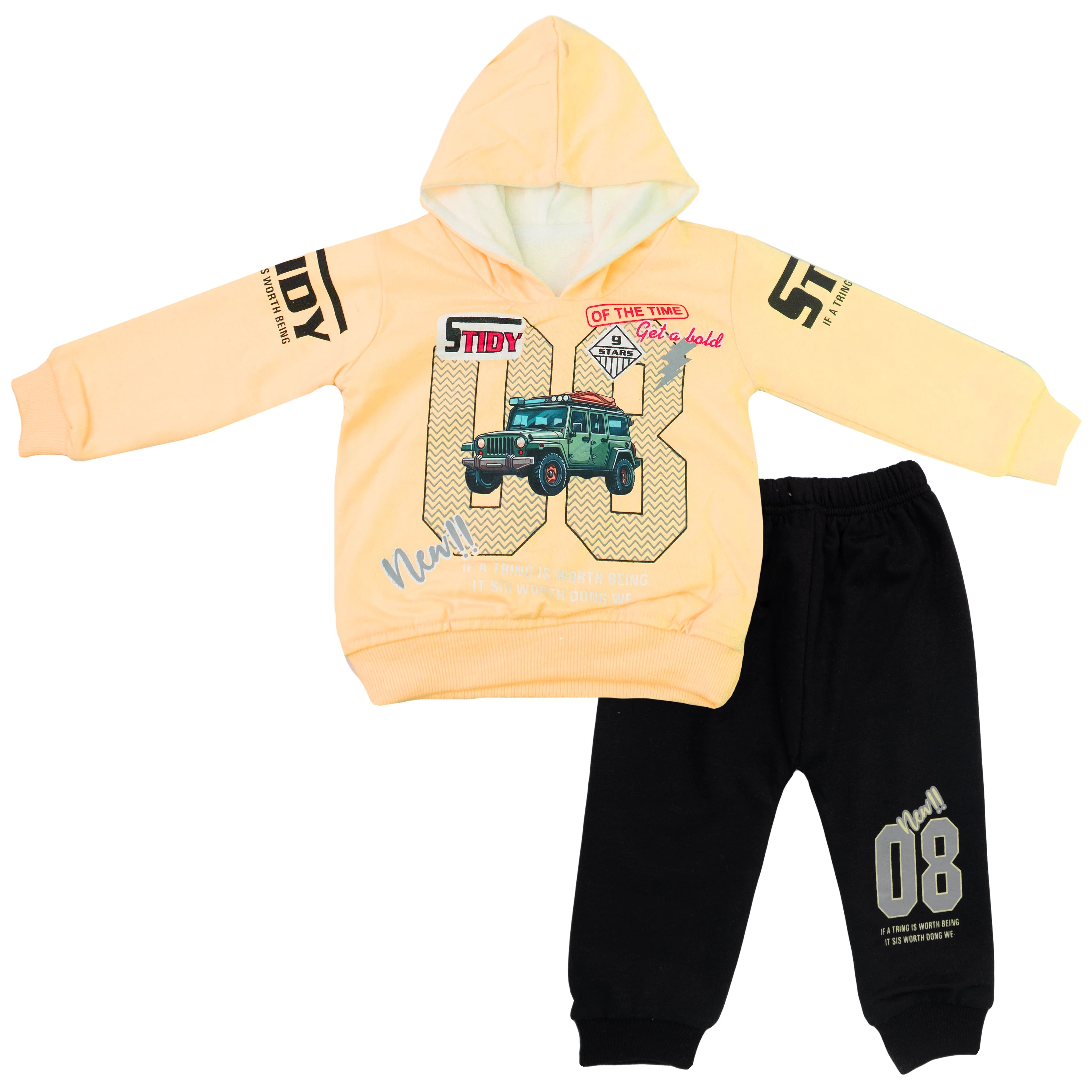 Kids fleece Hoody Suit newyork city/jeep