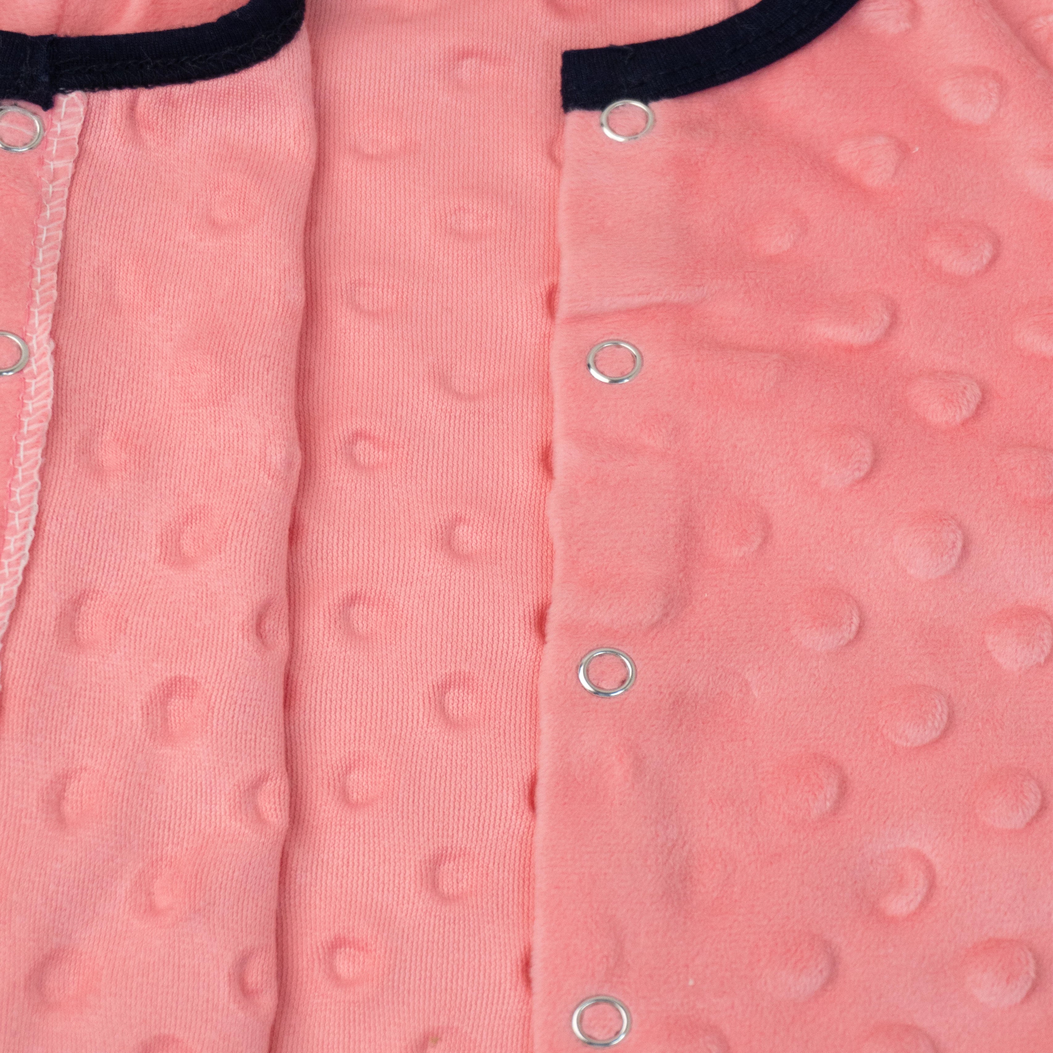Dots Design Fleece Suit - Fun & Cozy