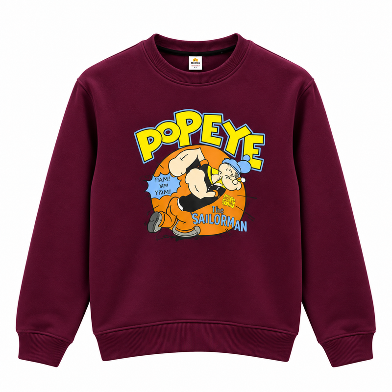 Pack of 3 Kids Fleece Sweatshirts for Boys & Girls – Pink, Maroon & Navy Blue
